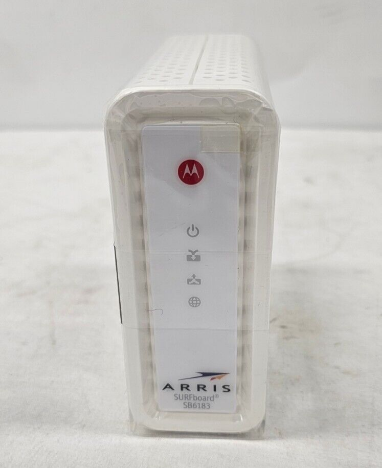 MOTOROLA ARRIS Surfboard SB6183 Cable Modem 16x4 Channels DOCSIS 3.0 - White