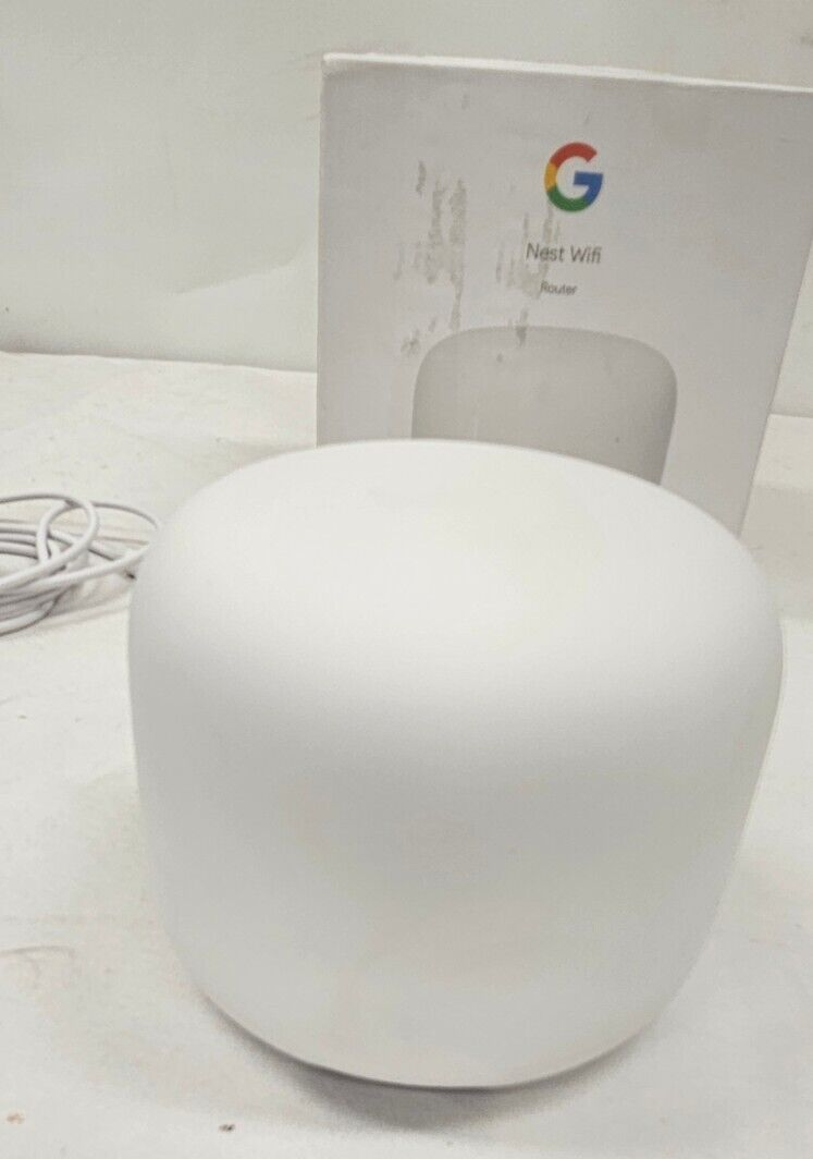 Google Nest Wifi - Mesh Router AC2200 GA00595-US 1 pack in Snow