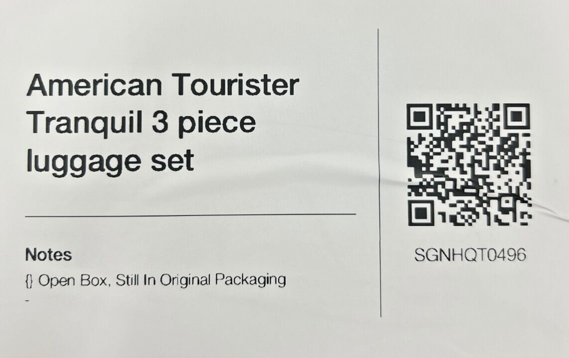 American Tourister Tranquil Hardside 3-Piece 28" 24" 20" Luggage Set in Black