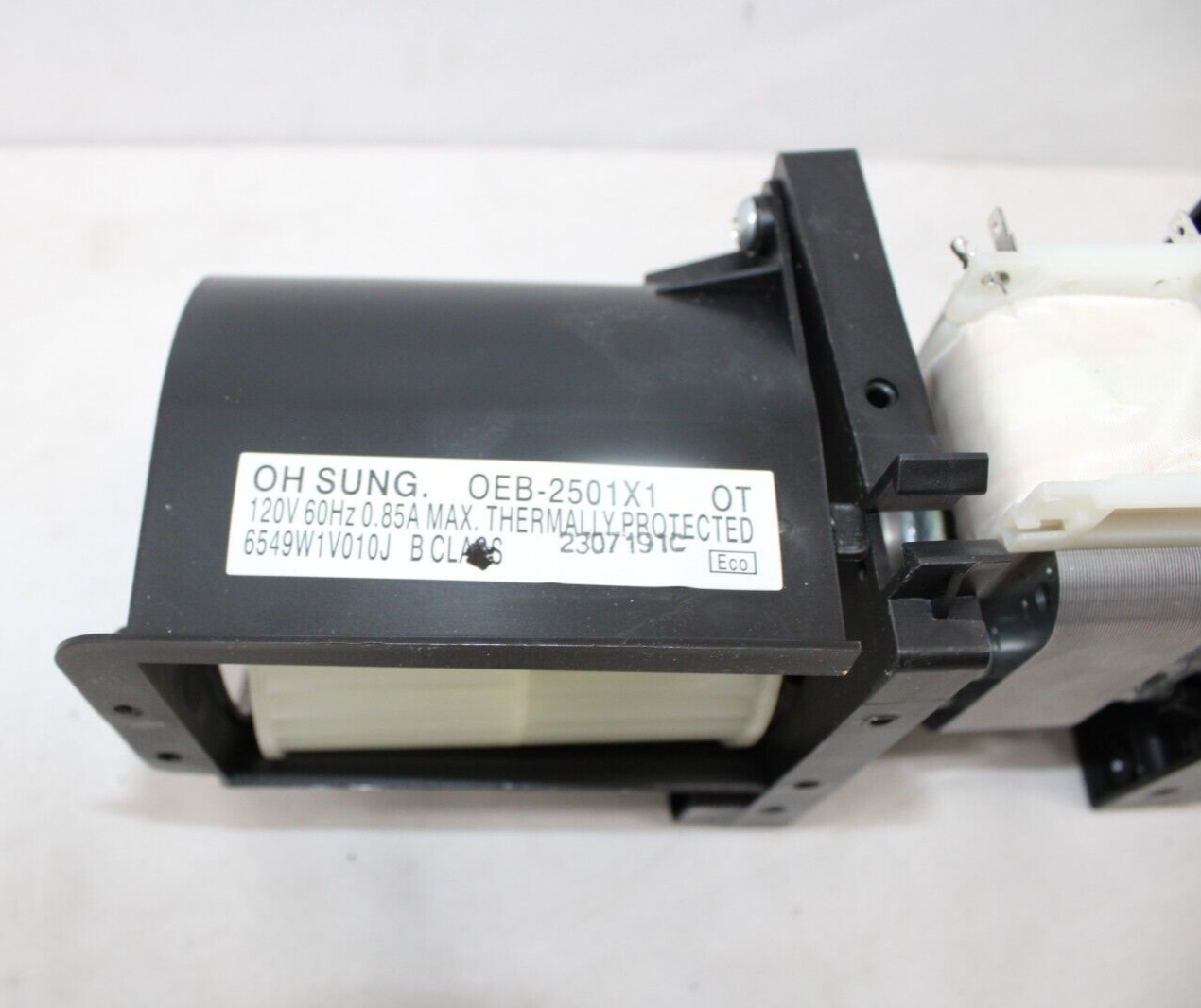 OEM Monogram Circulating Fan Motor Part# WB26X10182 for ZSB9132N2SS