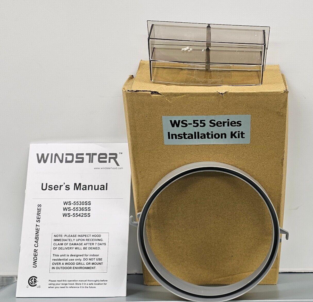 Windster WS-5536SS 36" Convertible Range Hood - Stainless Steel