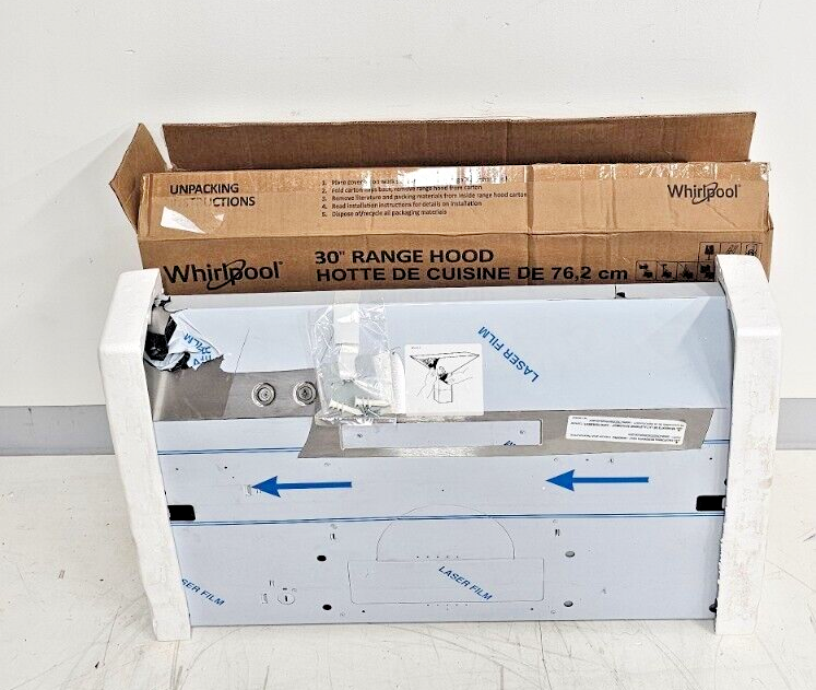 Whirlpool WVU17UC0JS 30" Externally Vented Under-Cabinet Range Hood w/ LED Light