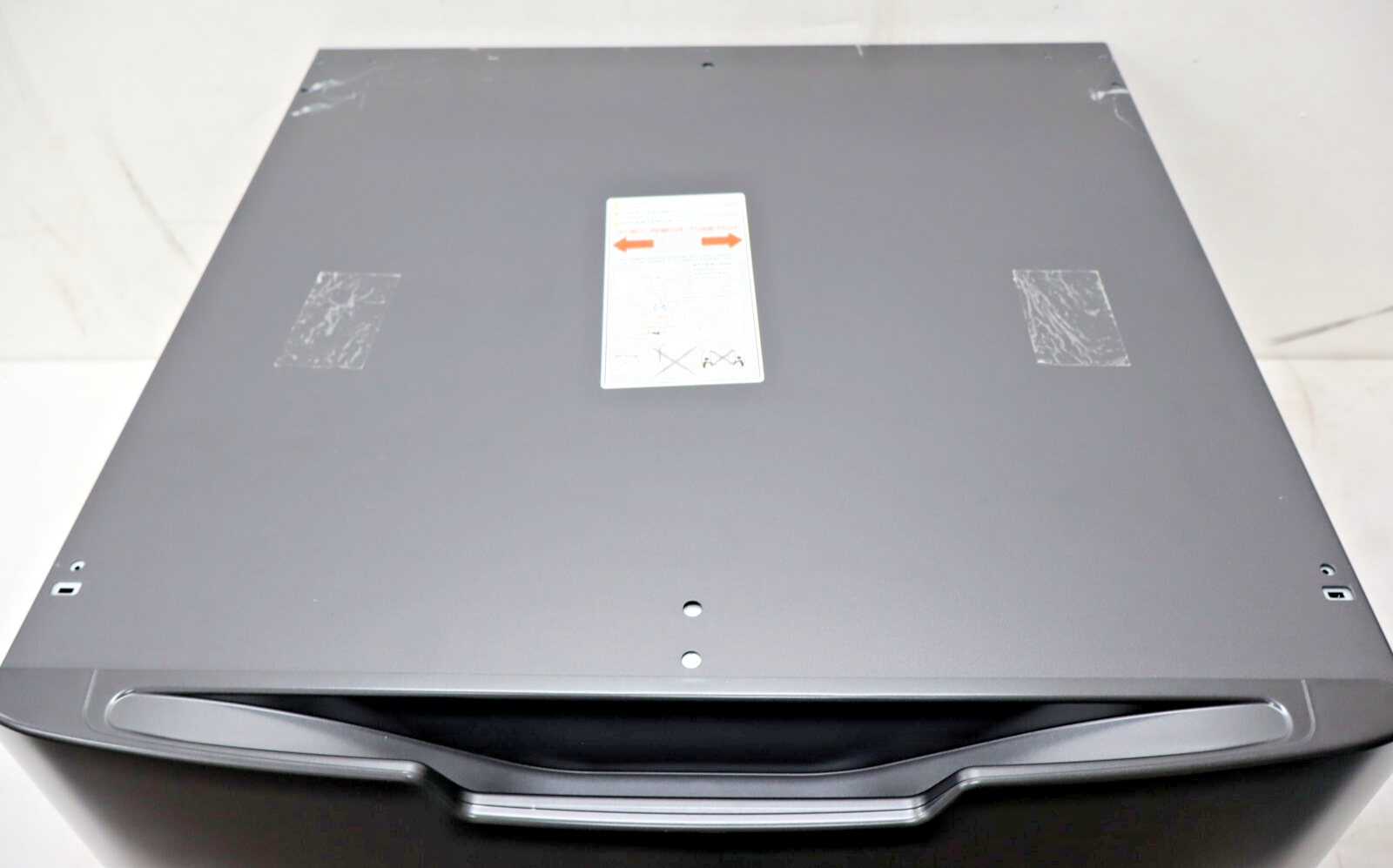 GE Profile GFP1528PTDS - 28" Laundry Pedestal with Storage Drawer, Carbon Graphi