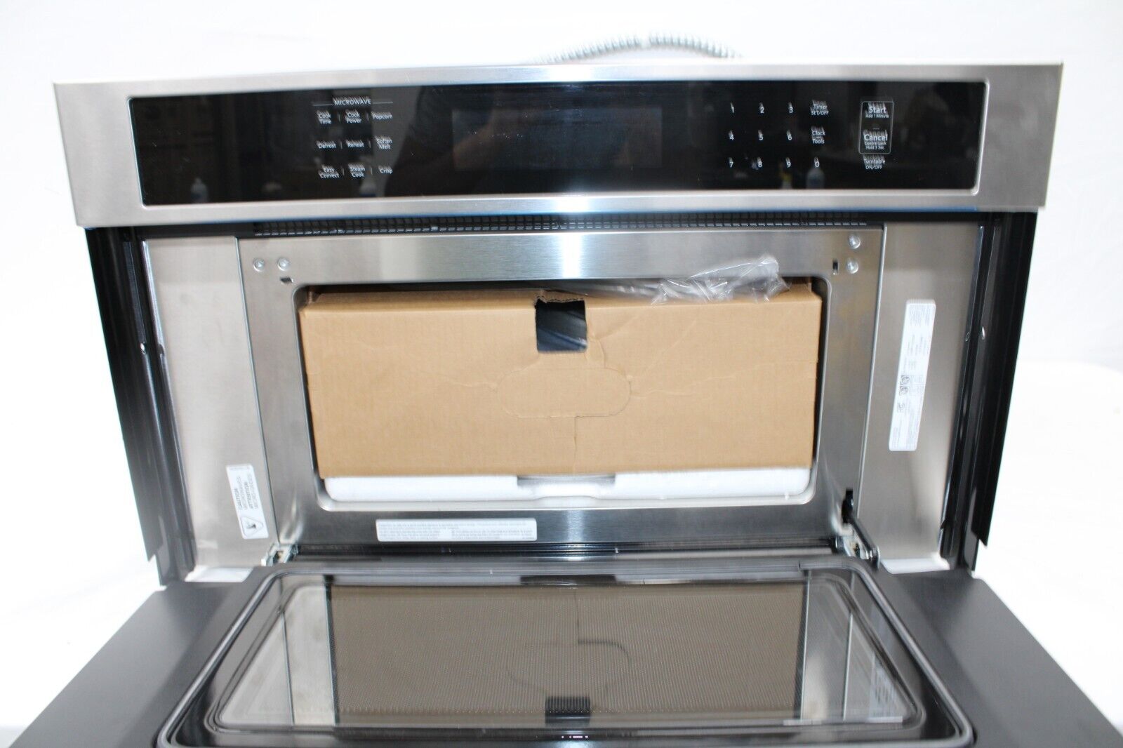 KitchenAid KMBP100ESS 1.4 Cu. Ft. Built-In Convection Microwave, Stainless Steel