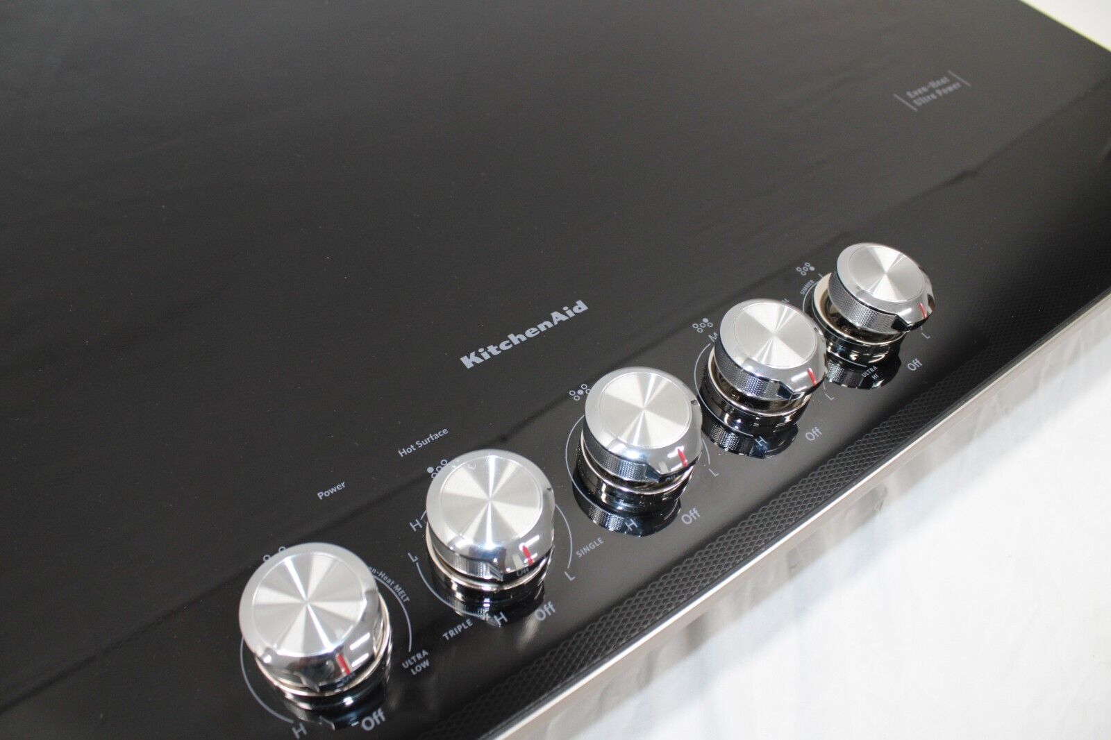 KitchenAid KCES556HSS 36" Built-In Electric 5-Burner Cooktop in Stainless Steel