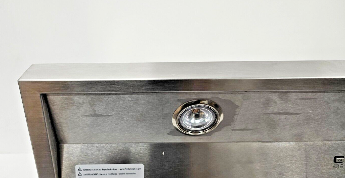GE Profile UVW93642PSS 36" Convertible Commercial Style Wall-Mount Range Hood SS