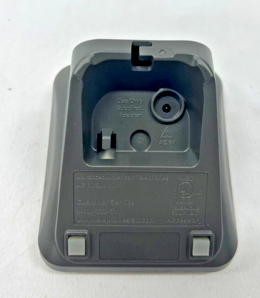 AT&T EL52253 DECT 6.0 Charging Cradle Dock W/ AC Power Supply