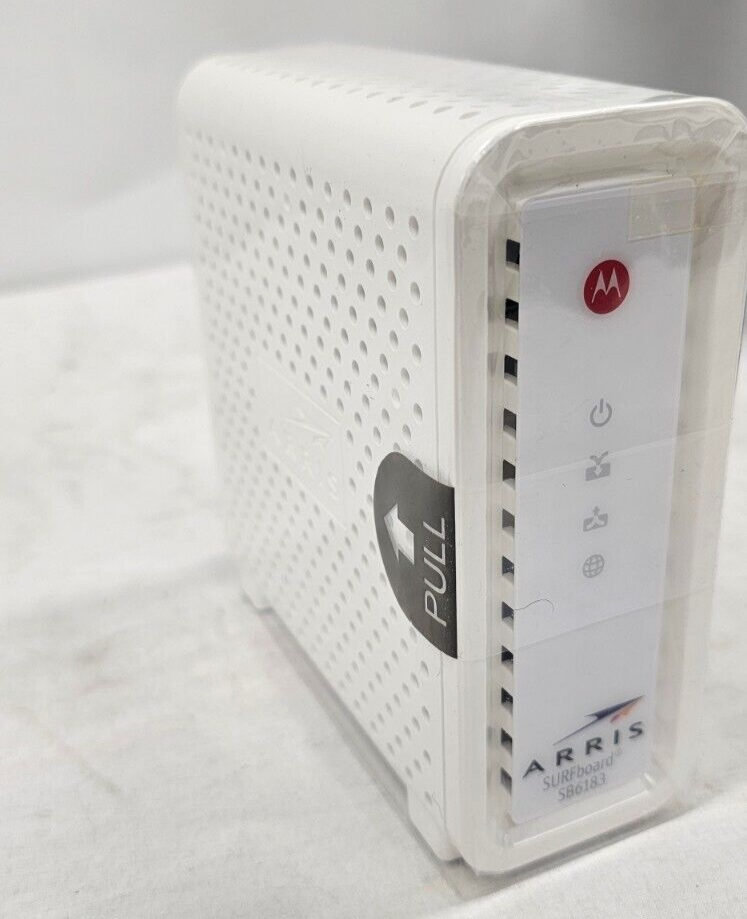 MOTOROLA ARRIS Surfboard SB6183 Cable Modem 16x4 Channels DOCSIS 3.0 - White