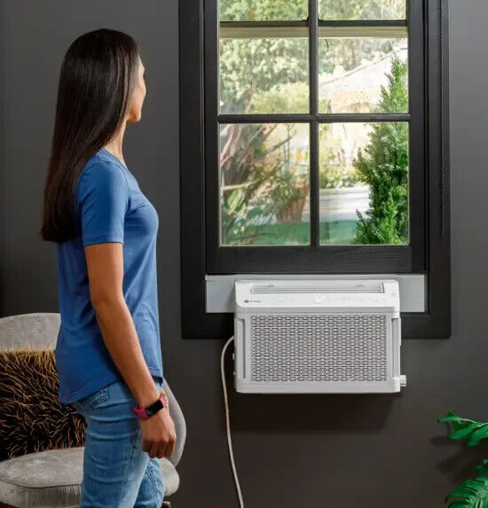 GE Profile AHTT08BC 350 Sq Ft 8,300 BTU Smart Ultra Quiet Window Air Conditioner