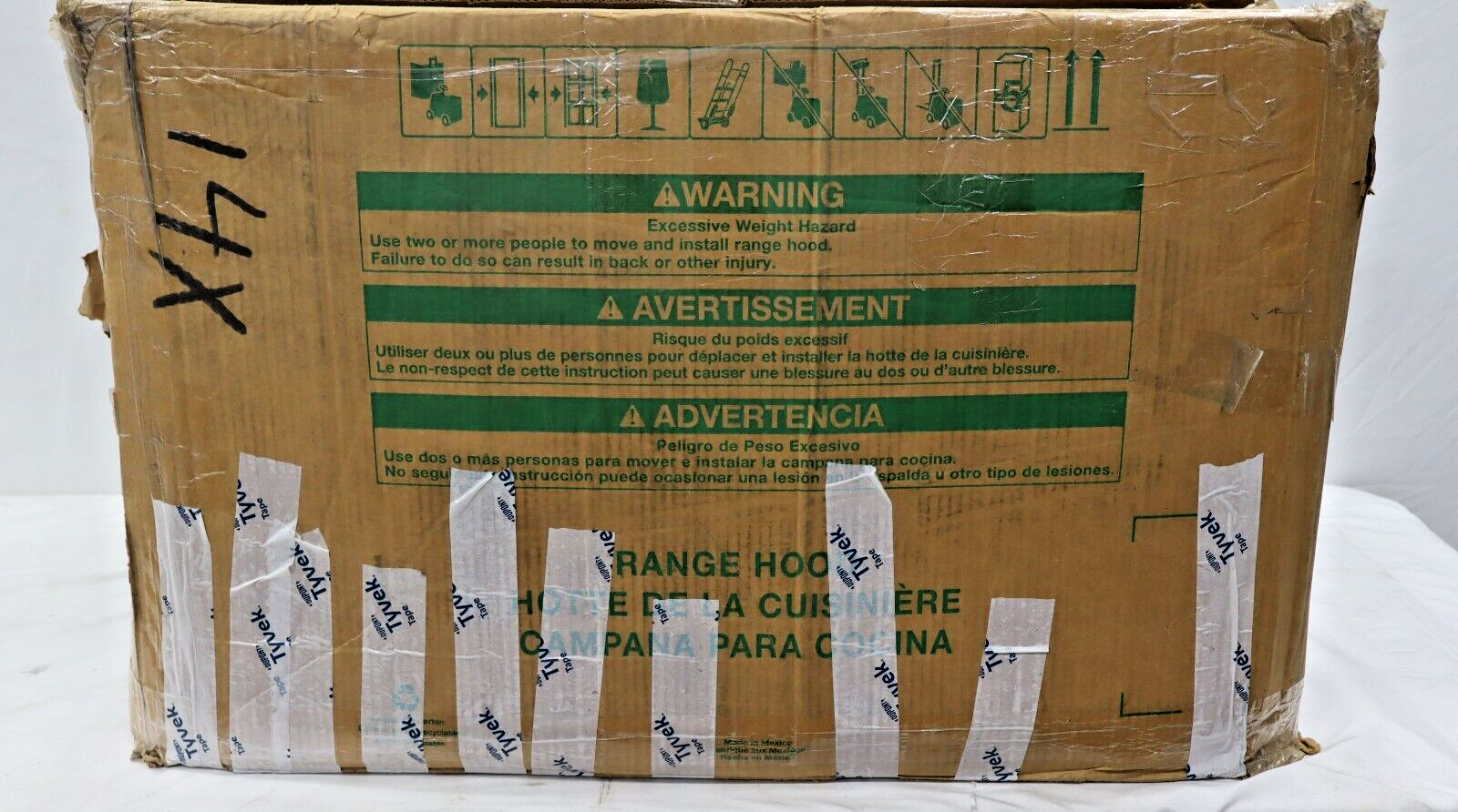 KitchenAid KVWB406DSS 36" Convertible  400 CFM Wall Mount Chimney Range Hood, SS