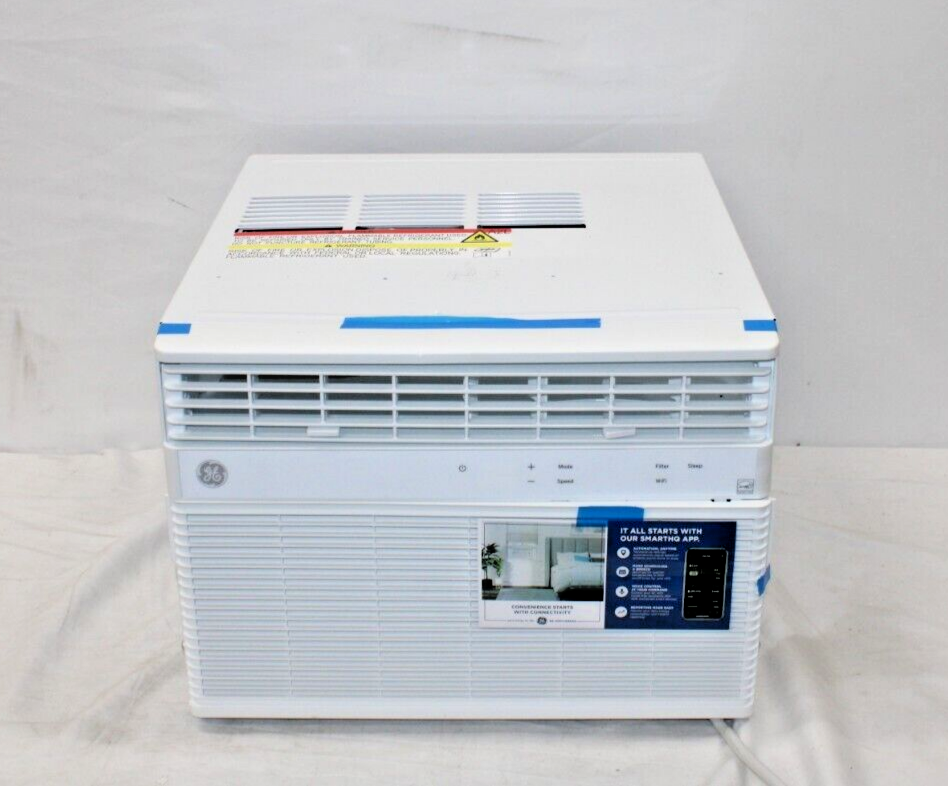 GE AHEK12AC 12,000 BTU Smart Electronic Window Air Conditioner for Rooms up to 550 Sq Ft