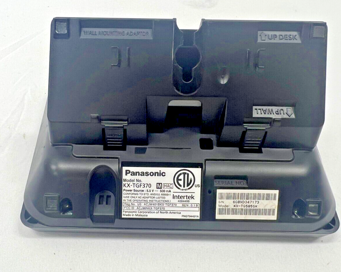 Panasonic KX-TG585SK Cordless Link2Cell Answering Machine Base Replacement