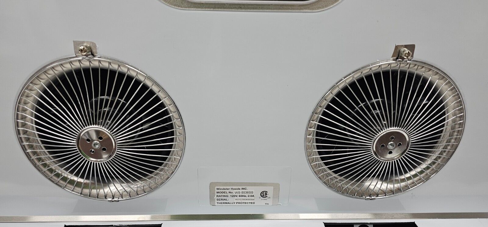 Windster WS-5536SS 36" Convertible Range Hood - Stainless Steel