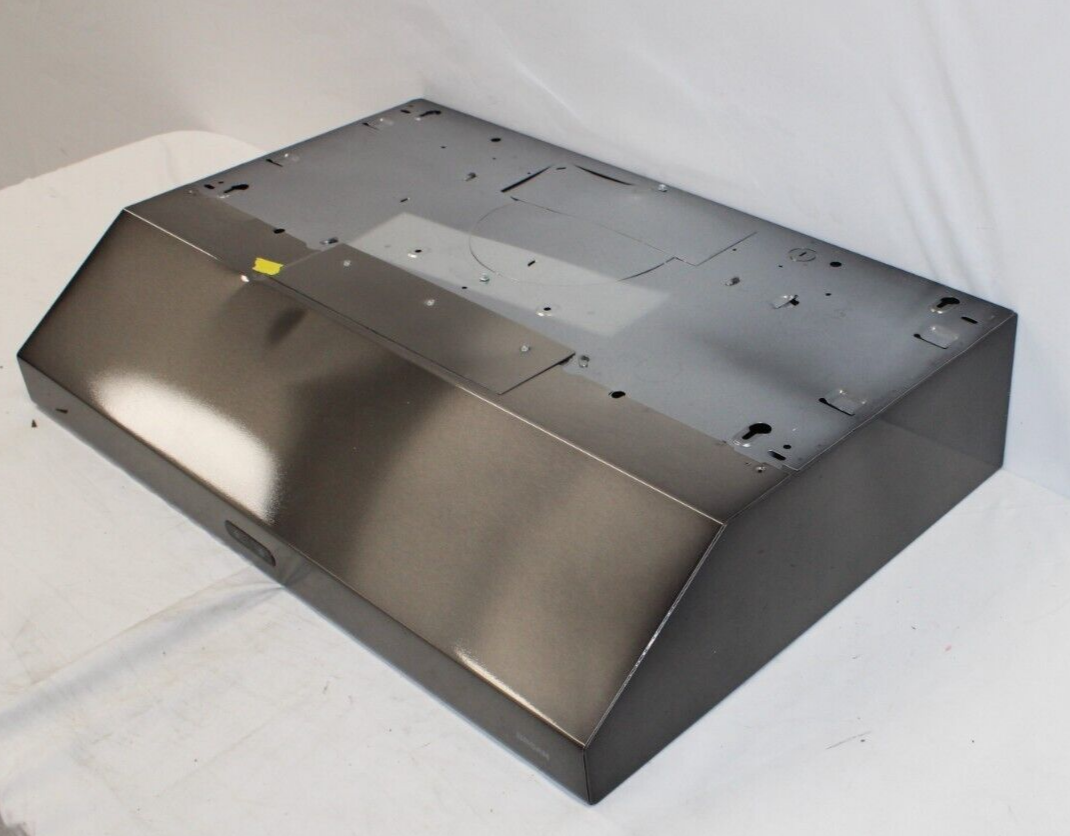 Broan Glacier BCDF130BLS 30" Convertible Under Cabinet Range Hood, Black SS