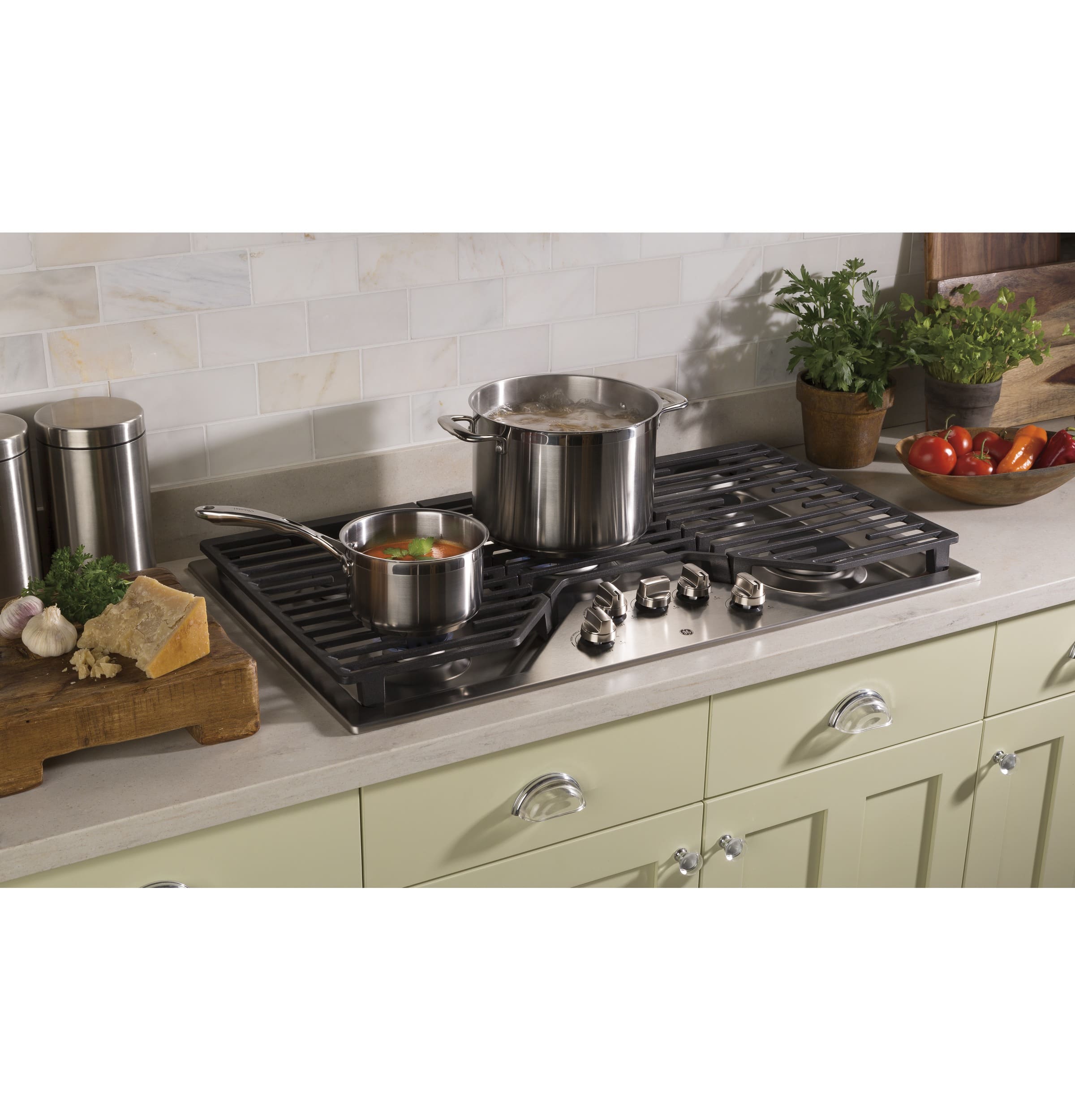 GE JGP5036SLSS 36" Cooktop BuiltIn Stainless Steel - Image 5