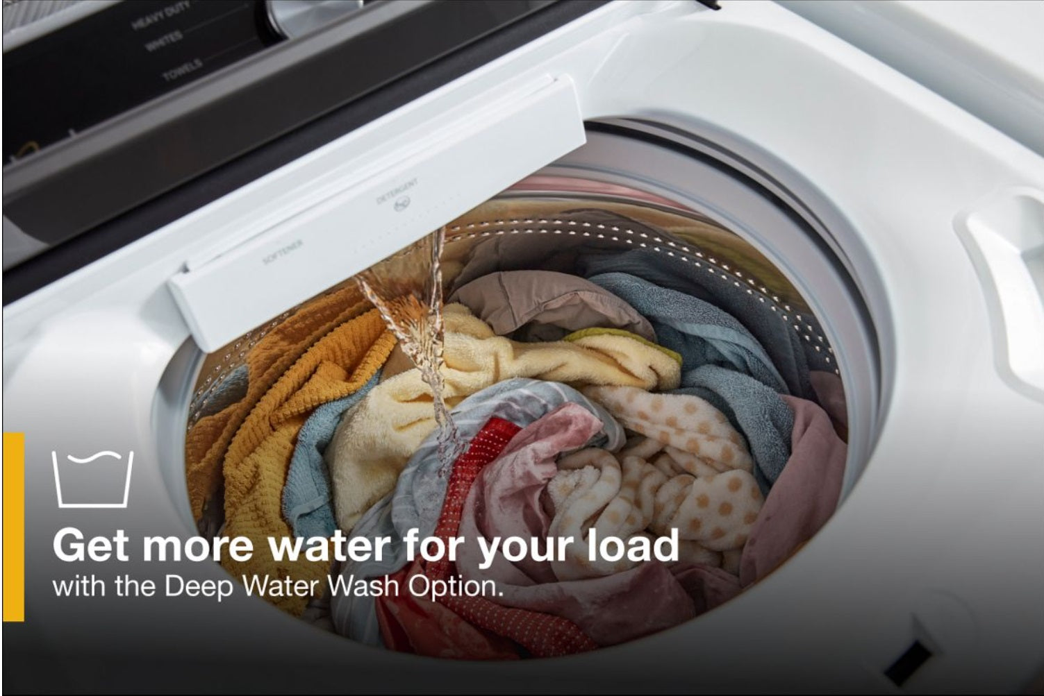 Whirlpool WTW500CMW 5.3 Cu. Ft. Large Capacity Top Load Washer, White