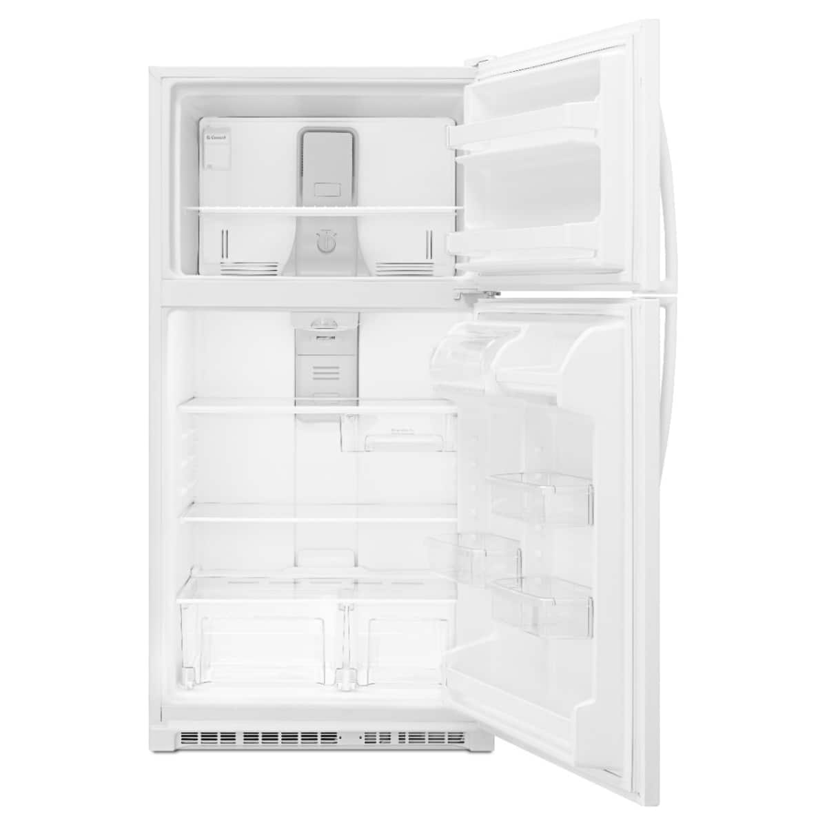 Whirlpool WRT311FZDW 20.5 Cu. Ft 33" Top-Freezer Refrigerator, White - Image 2