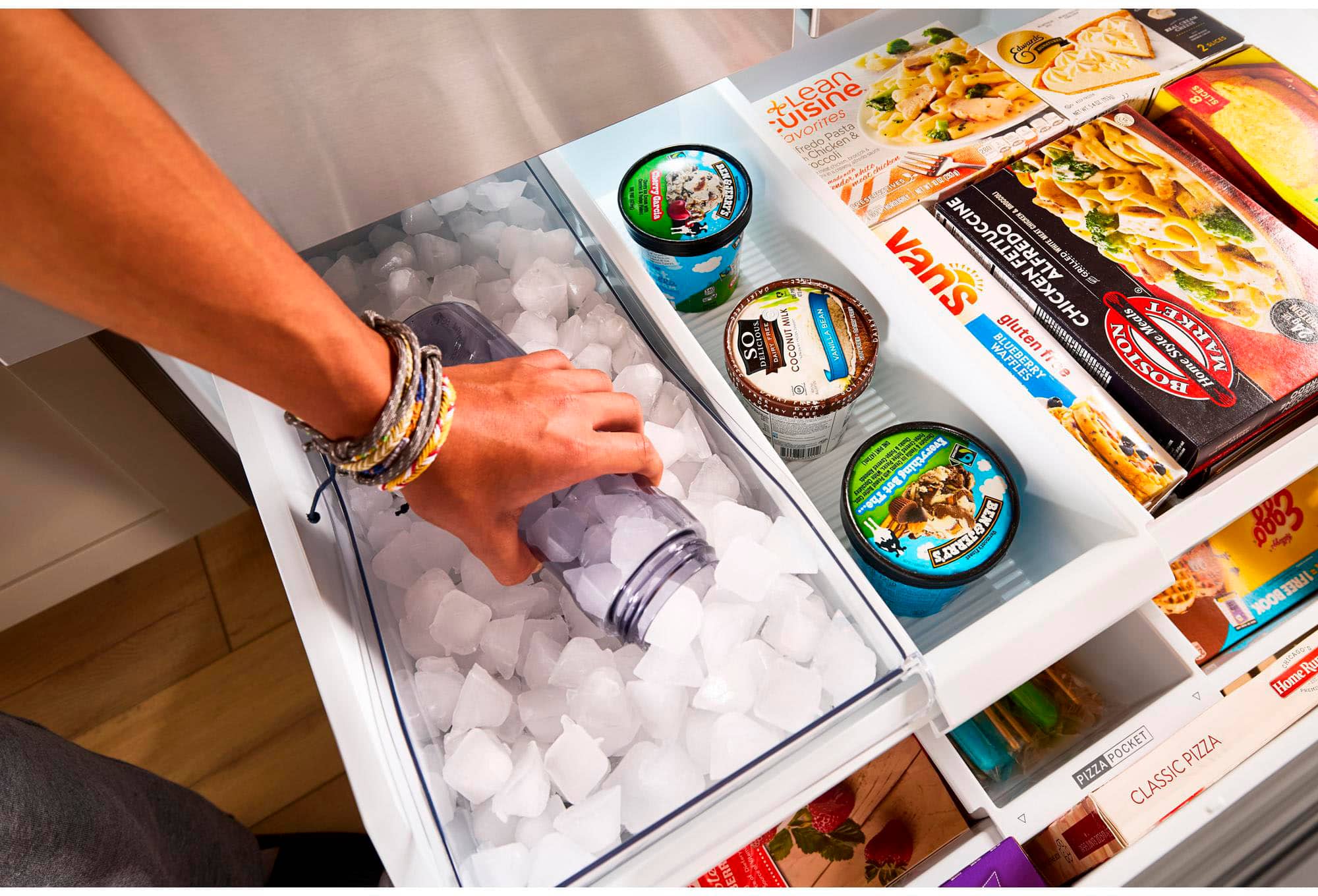 Whirlpool WRFF3136SZ 31 Cu. Ft 36" French Door Refrigerator, Stainless Steel - Image 8