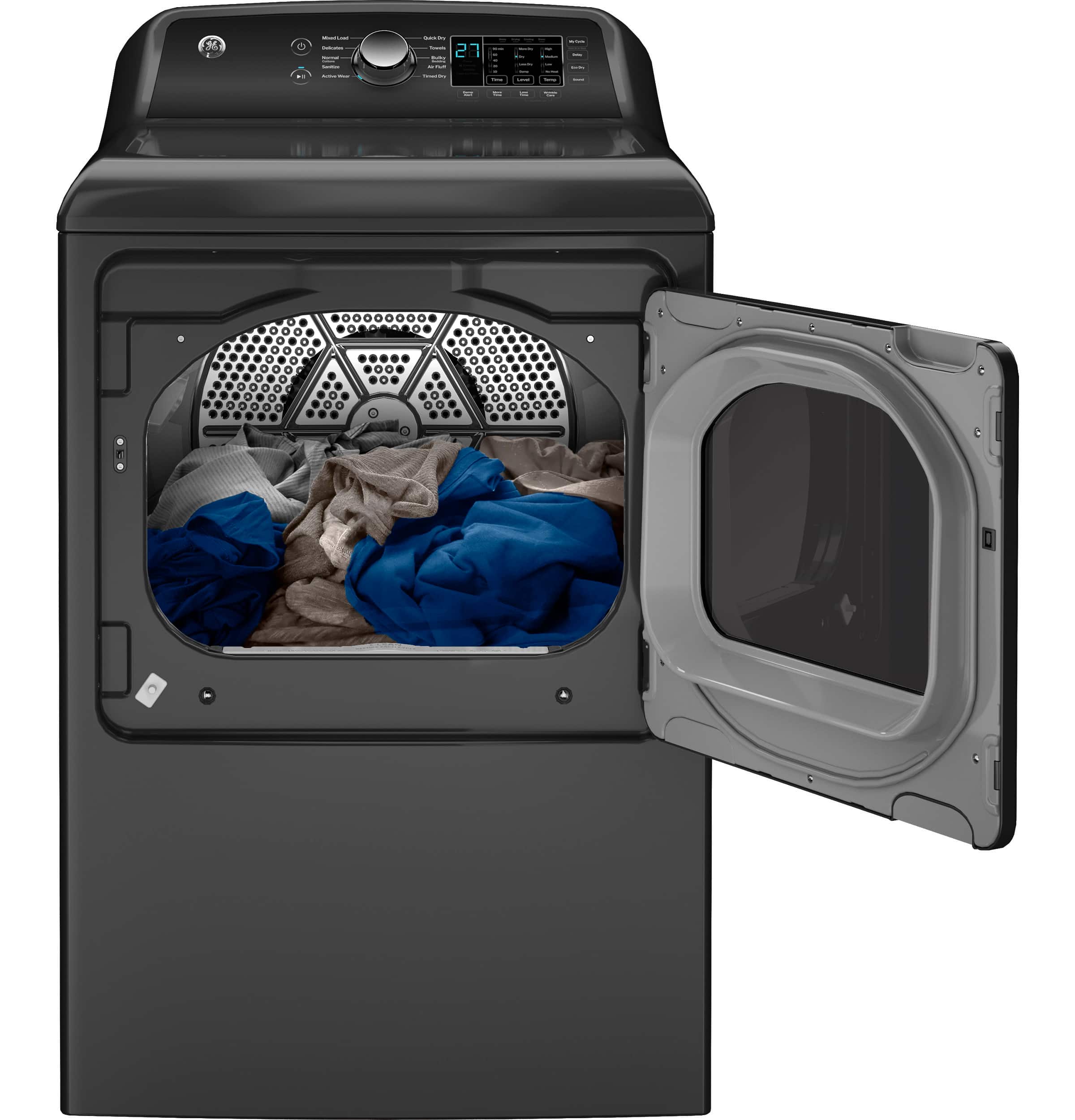 GE GTD58EBPVDG 7.4 Cu. Ft Dryer ENERGY STAR Diamond Gray - Image 3