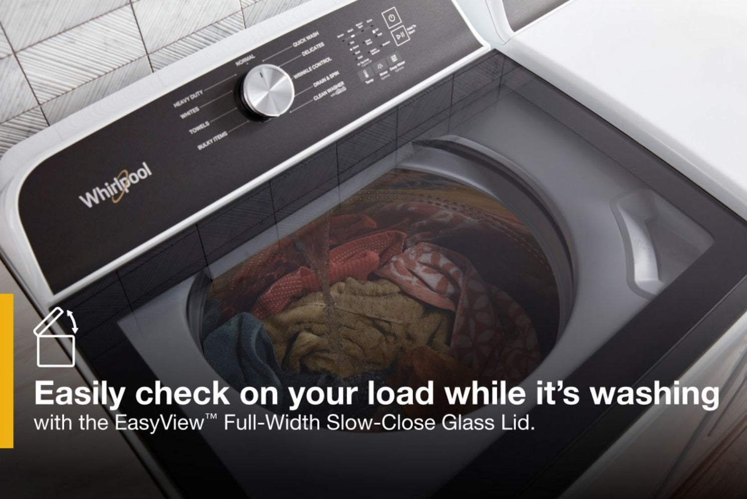 Whirlpool WTW500CMW 5.3 Cu. Ft. Large Capacity Top Load Washer, White
