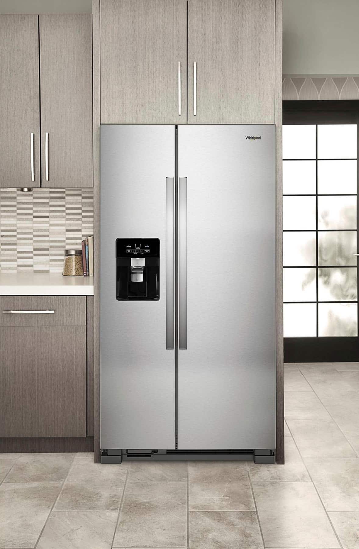 Whirlpool WRS321SDHZ 21.4 Cu. Ft 33" Side-by-Side Refrigerator, Stainless Steel - Image 7