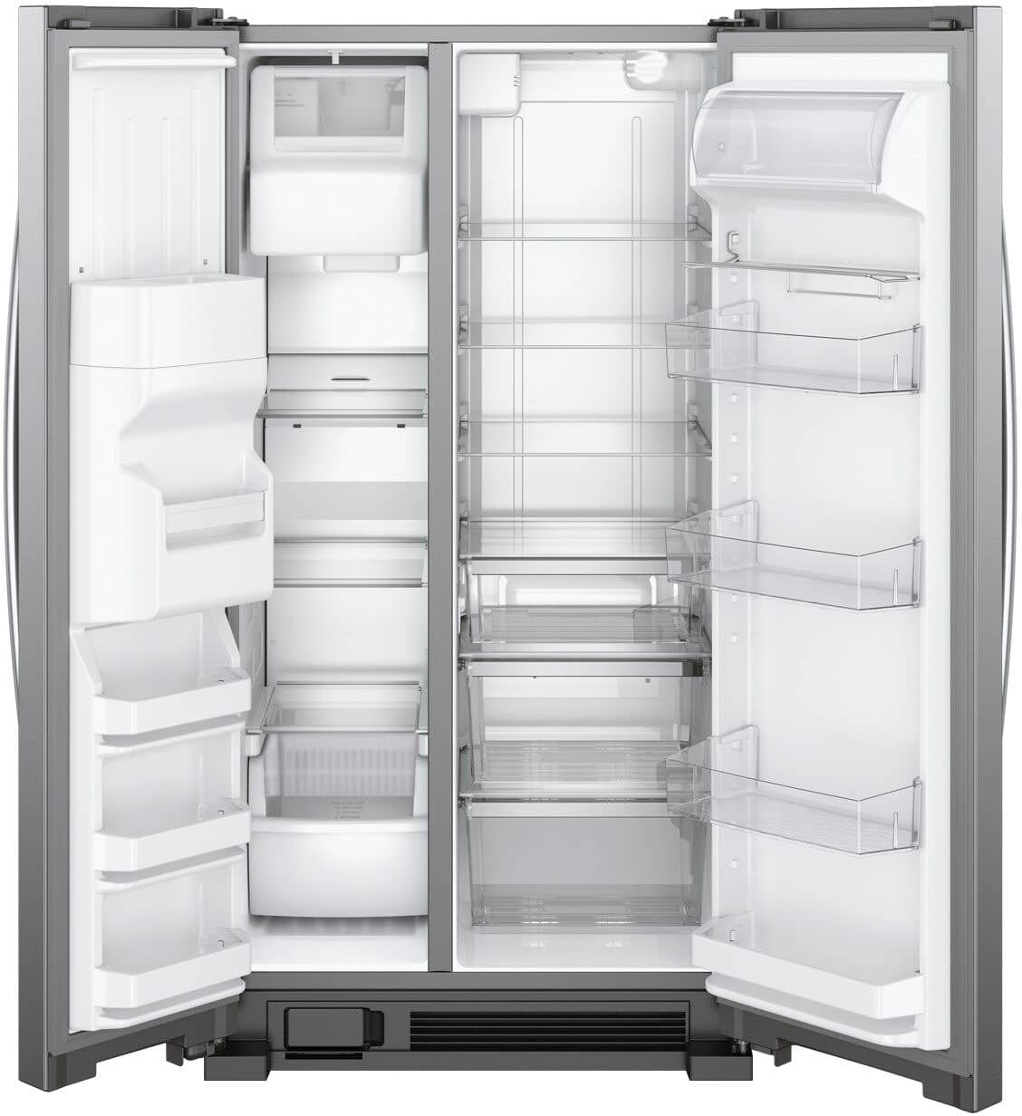 Whirlpool WRS321SDHZ 21.4 Cu. Ft 33" Side-by-Side Refrigerator, Stainless Steel - Image 3
