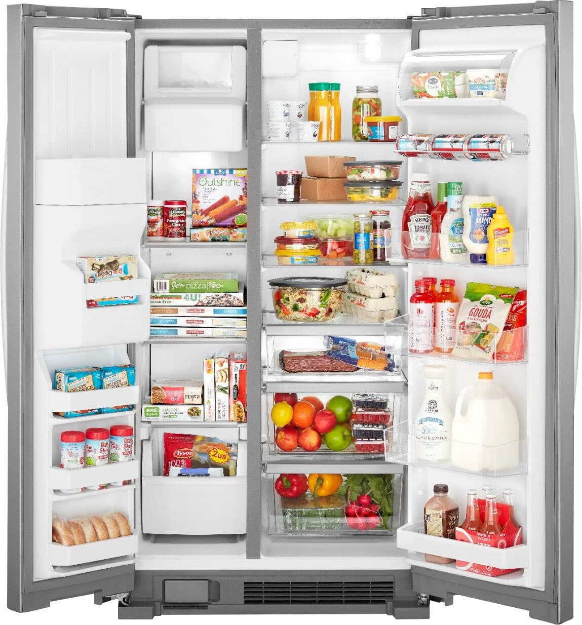 Whirlpool WRS321SDHZ 21.4 Cu. Ft Refrigerator SidebySide ENERGY STAR - Image 3