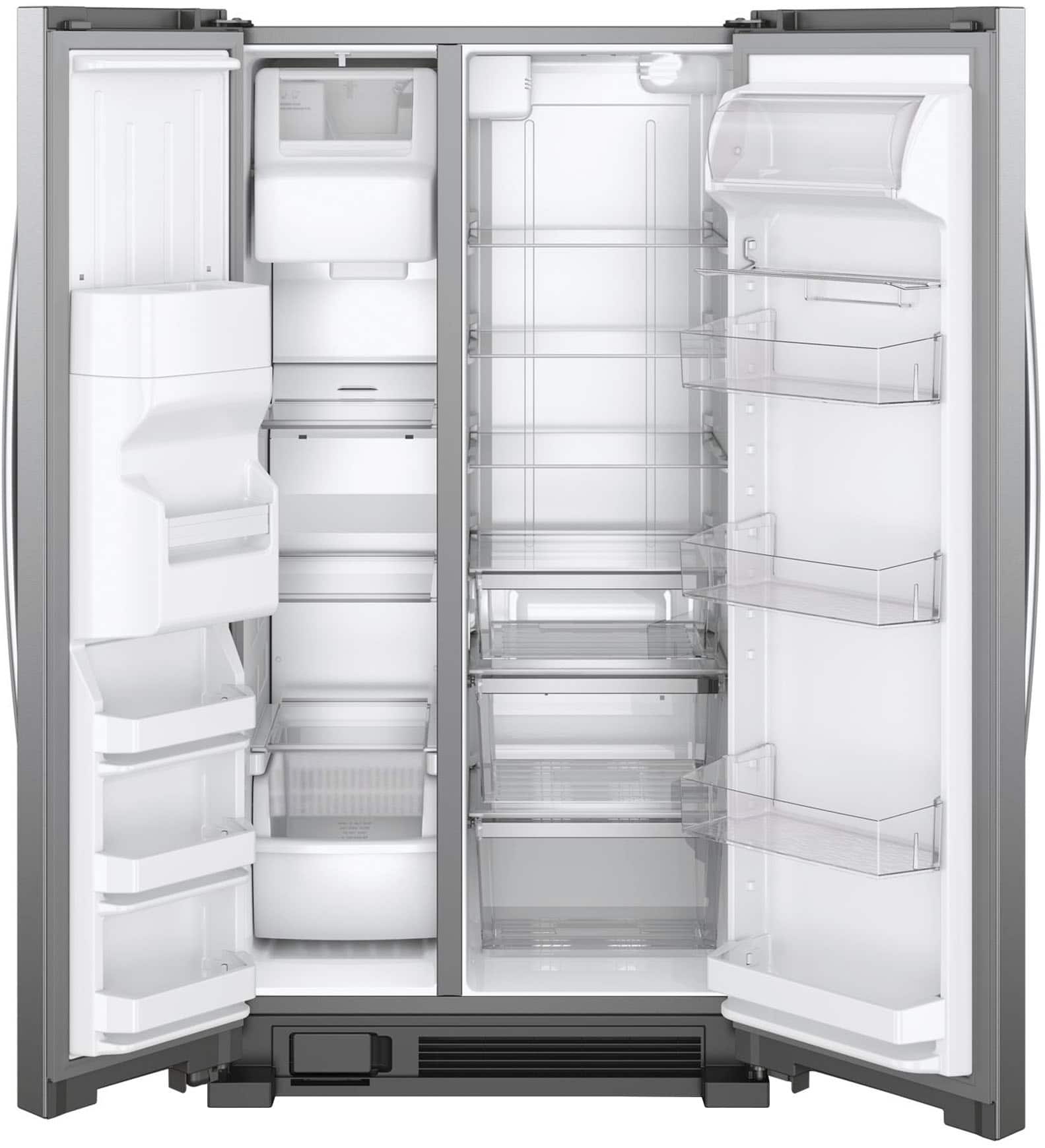 Whirlpool WRS321SDHZ 21.4 Cu. Ft 33" Side-by-Side Refrigerator, Stainless Steel - Image 4