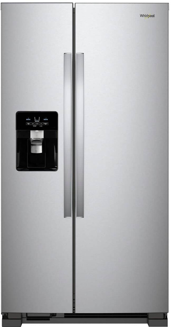 Whirlpool WRS555SIHZ 24.5 Cu. Ft 36" Side-By-Side Refrigerator, Stainless Steel - Image 1