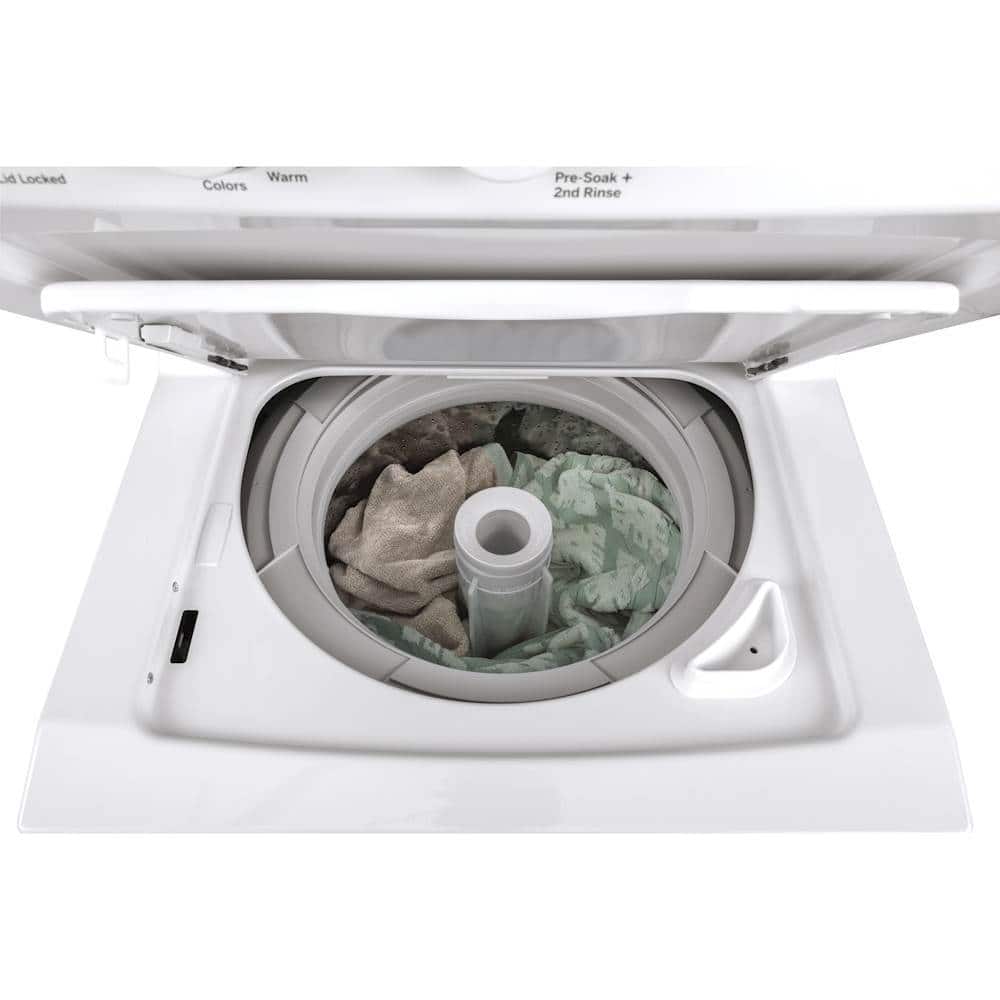 GE GUD24ESSMWW 2.3 Cu. Ft 4.4 Cu. Ft Washer Dryer Top Load ENERGY STAR White - Image 7