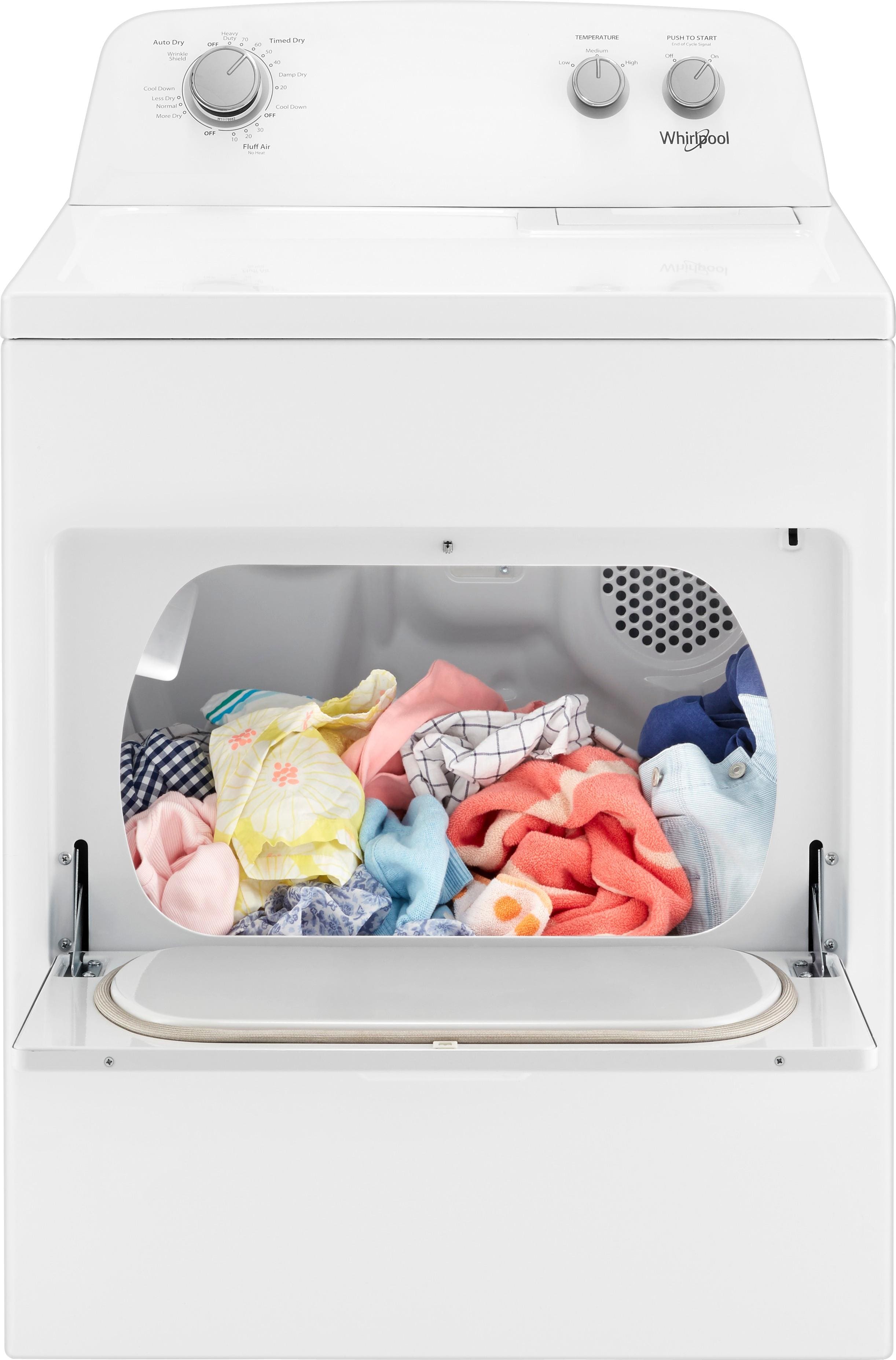 Whirlpool WED4850HW 7 Cu. Ft Dryer ENERGY STAR White - Image 6