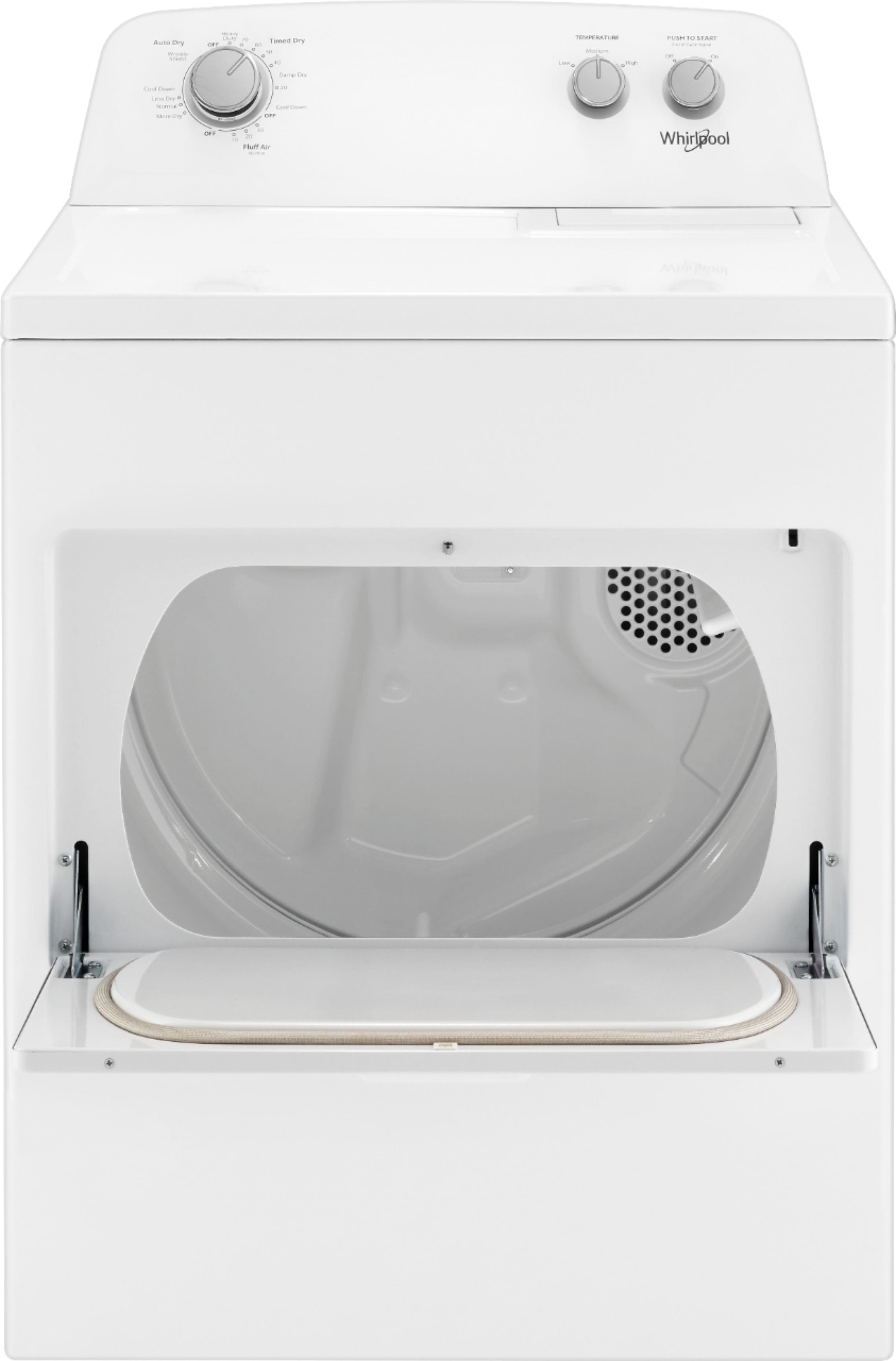 Whirlpool WED4850HW 7 Cu. Ft Dryer ENERGY STAR White - Image 3