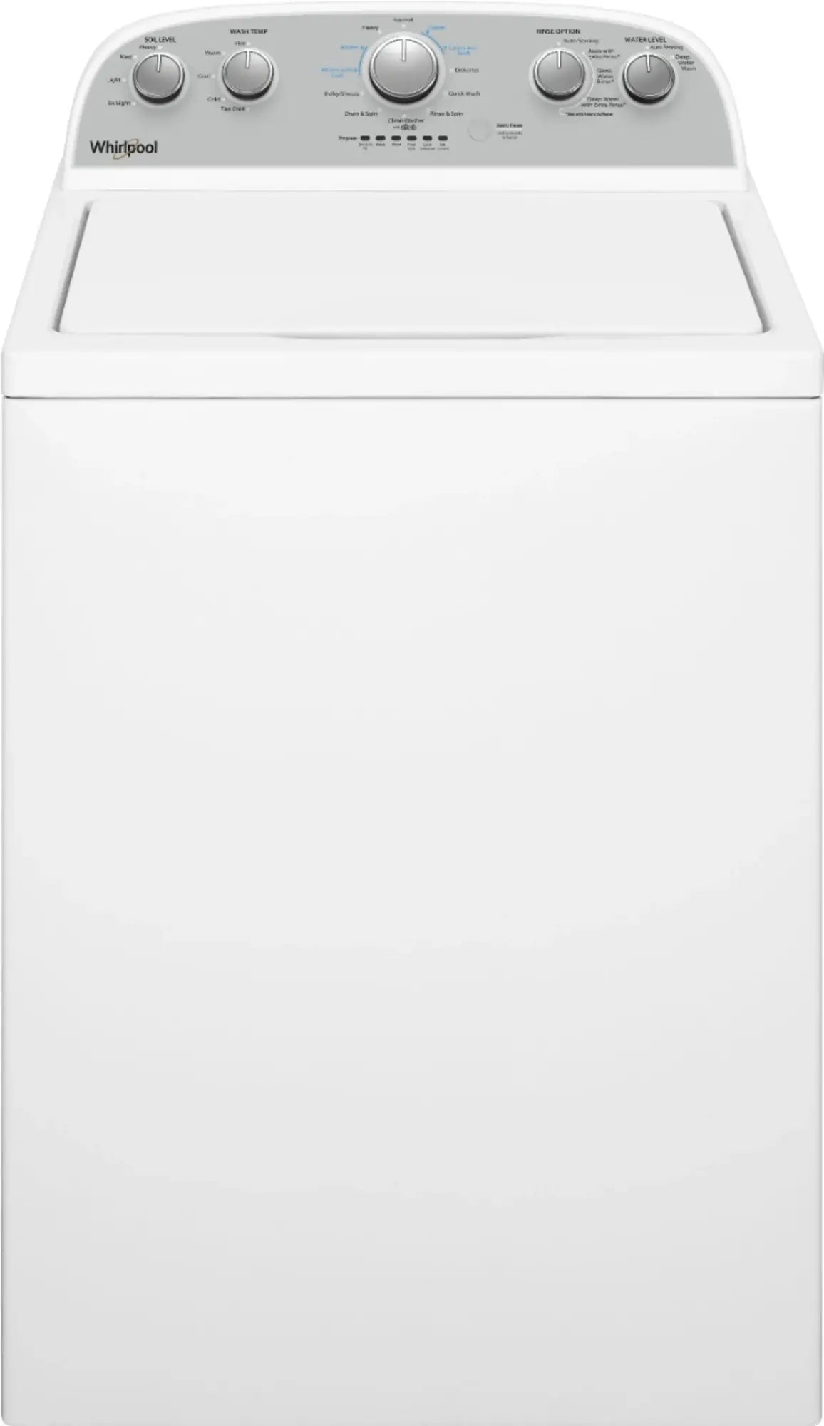 Whirlpool WTW4955HW 3.8 Cu. Ft. High Efficiency Top Load Washer with 360 Wash Agitator - White