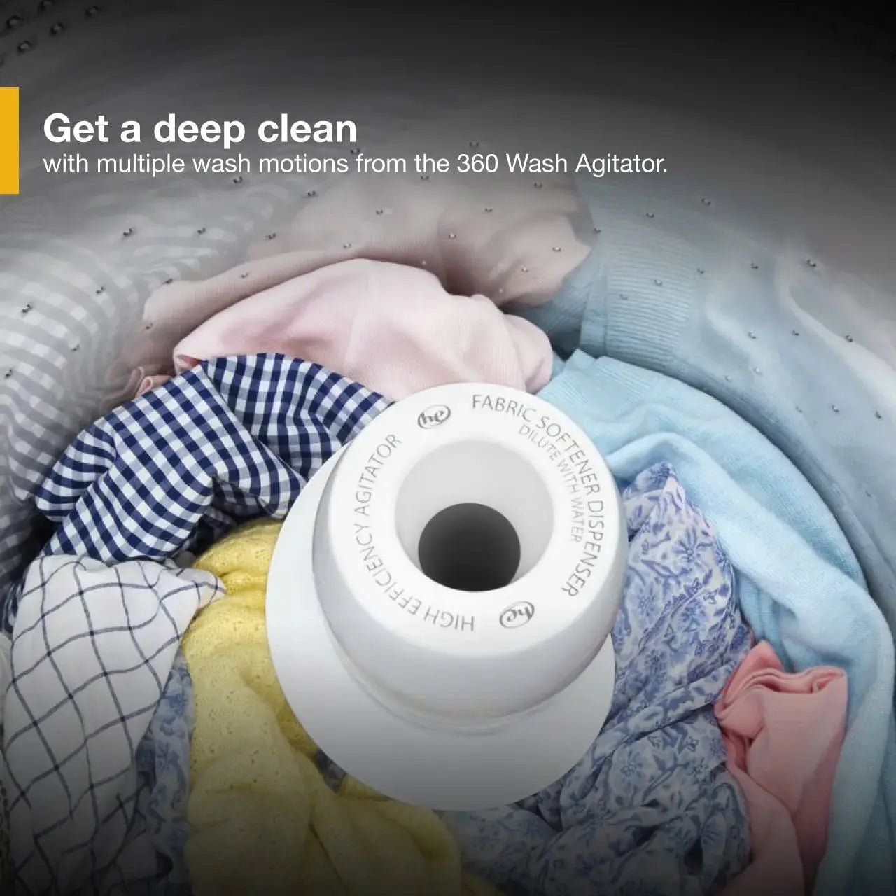Whirlpool WTW4955HW 3.8 Cu. Ft. High Efficiency Top Load Washer with 360 Wash Agitator - White