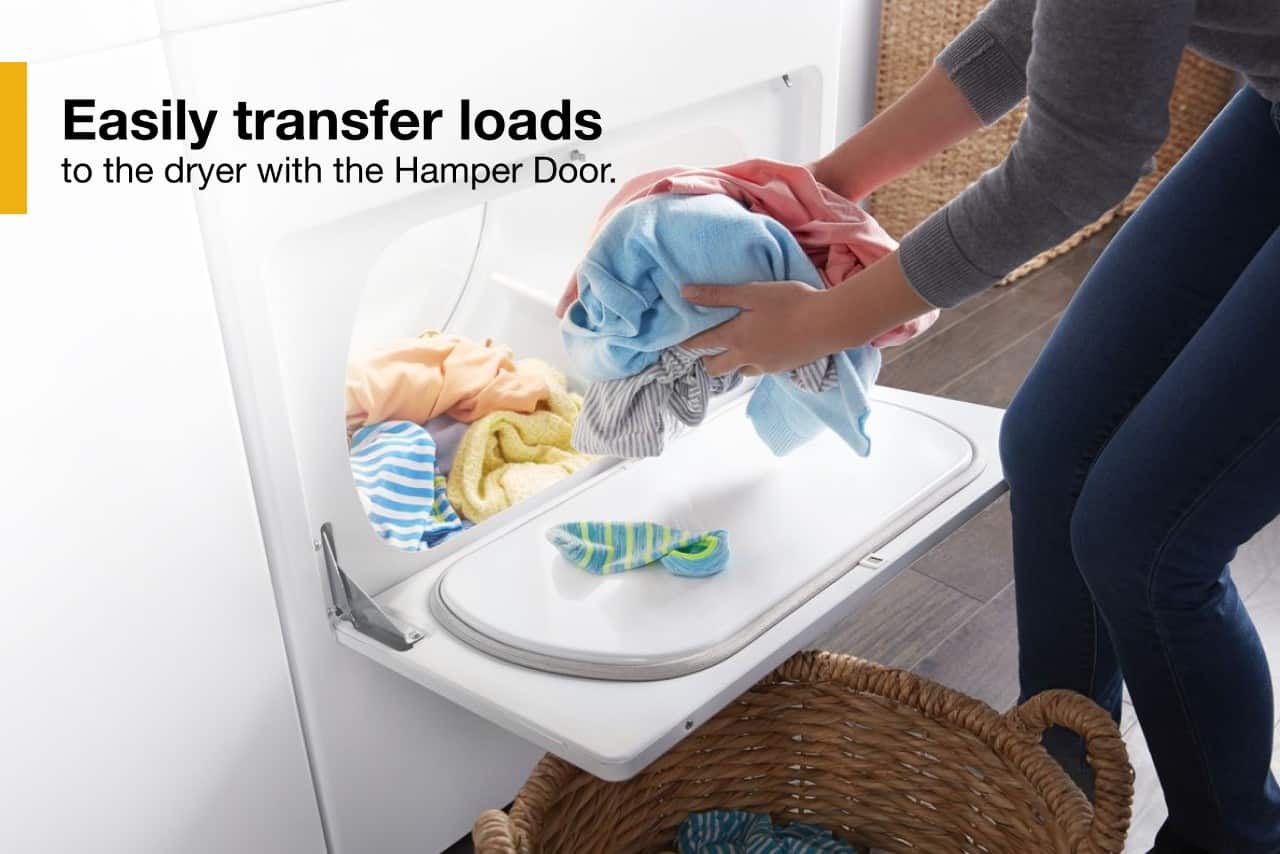 Whirlpool WED4950HW 7 Cu. Ft Dryer ENERGY STAR White - Image 3