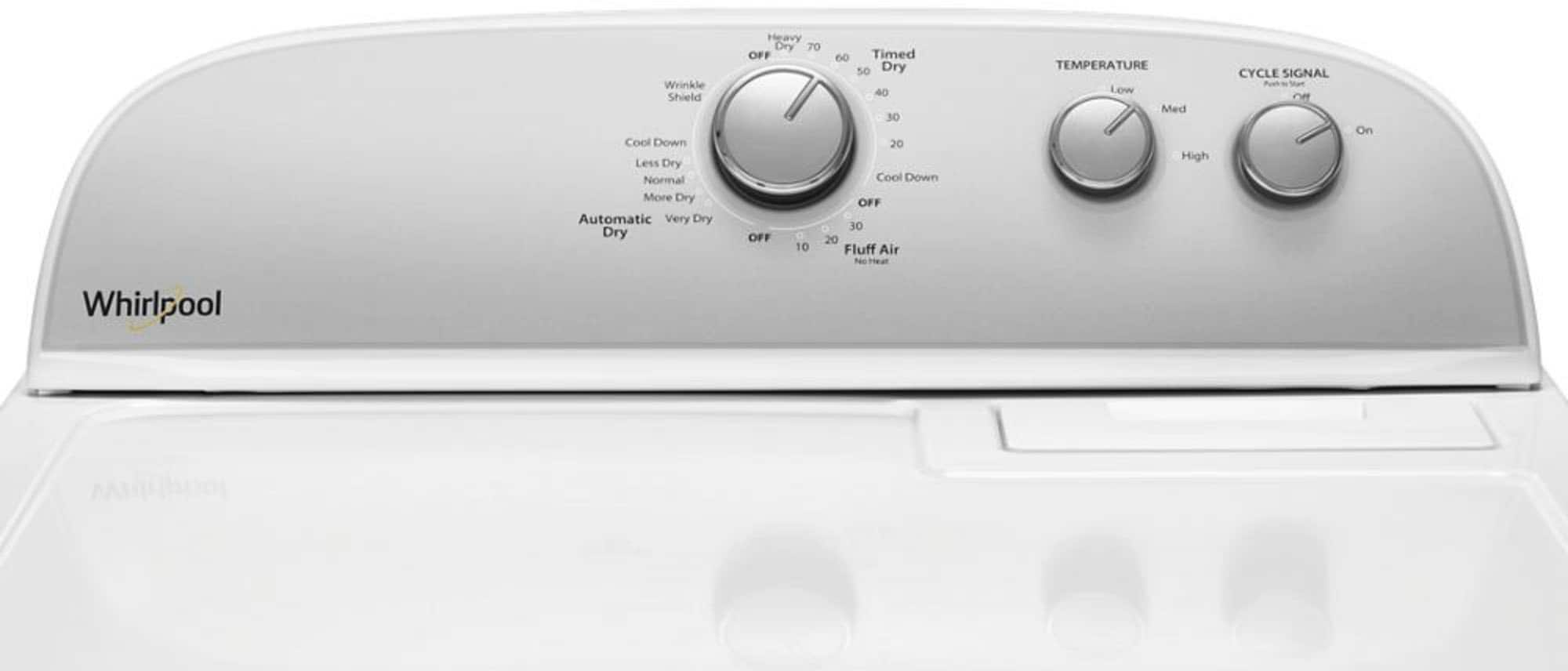 Whirlpool WGD4950HW 7 Cu. Ft Dryer ENERGY STAR White - Image 2