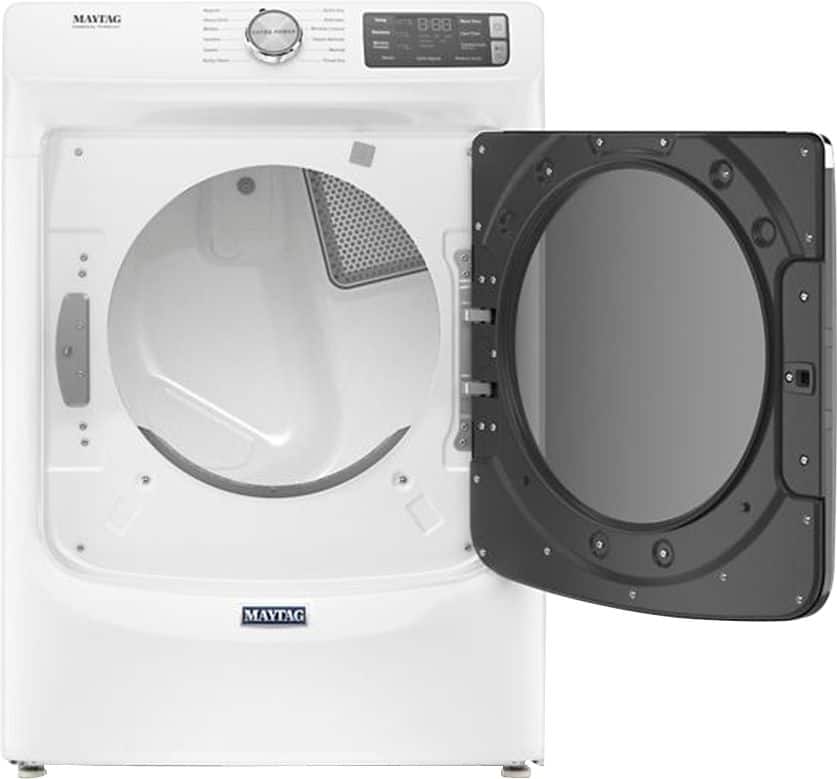 Maytag MED6630HW 7.3 Cu. Ft Dryer Steam ENERGY STAR White - Image 8