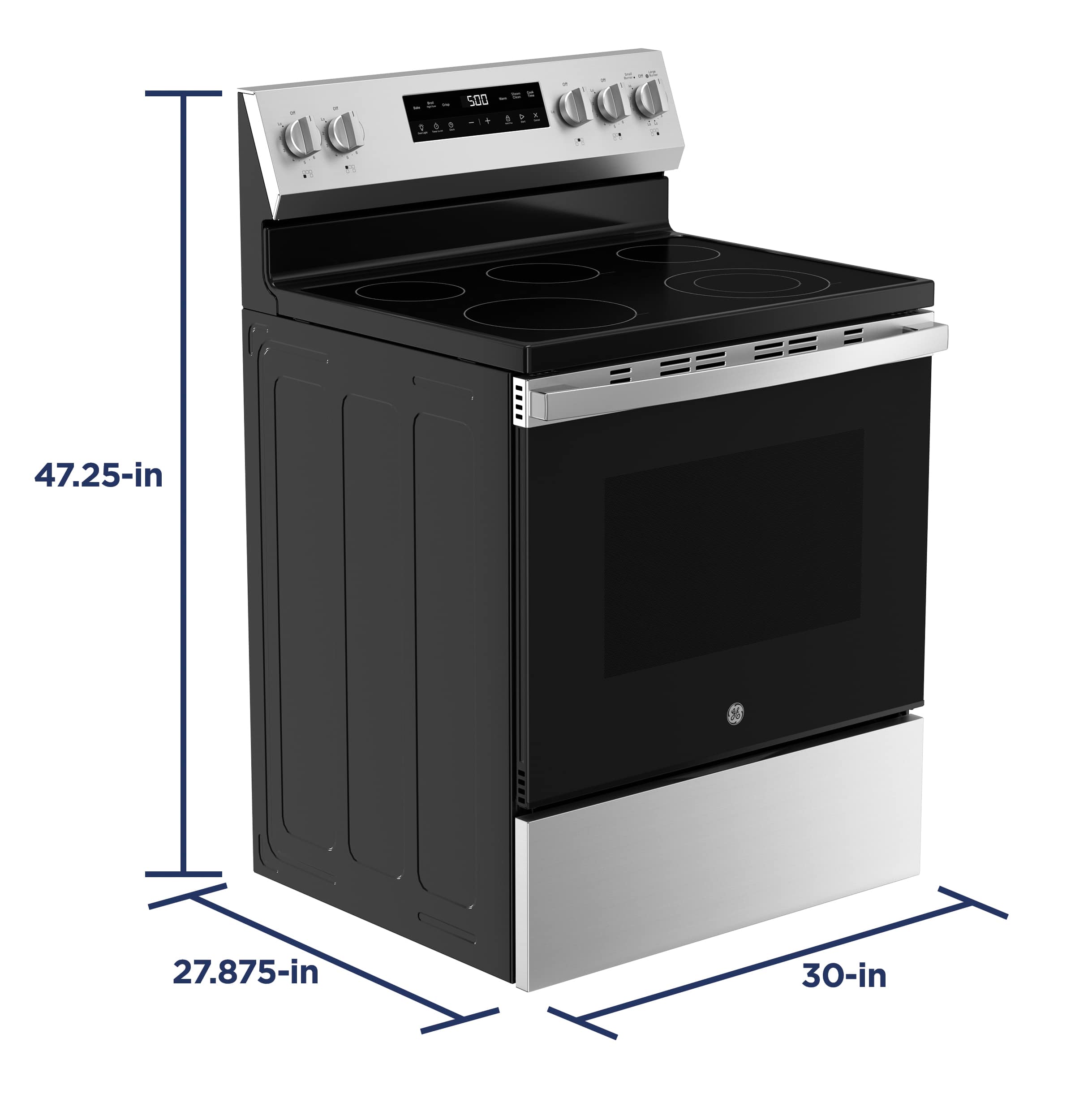 GE GRF500SVSS 5.3 Cu. Ft Freestanding ENERGY STAR Stainless Steel - Image 10