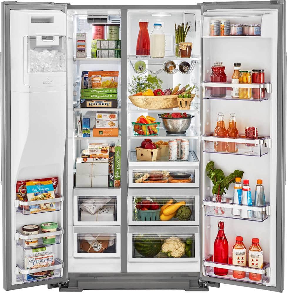 KitchenAid KRSF705HPS 24.8 Cu. Ft Refrigerator Side by Side ENERGY STAR - Image 5