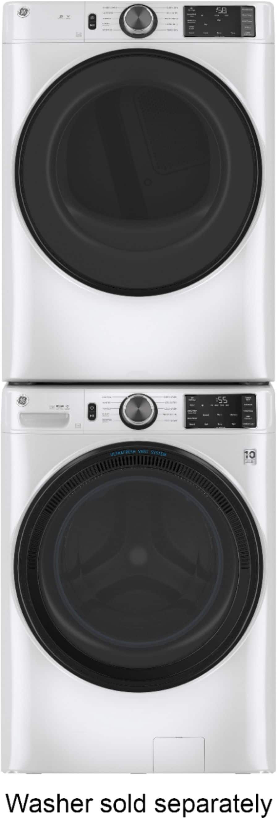 GE GFD55GSSNWW 7.8 Cu. Ft Dryer Smart ENERGY STAR White - Image 6