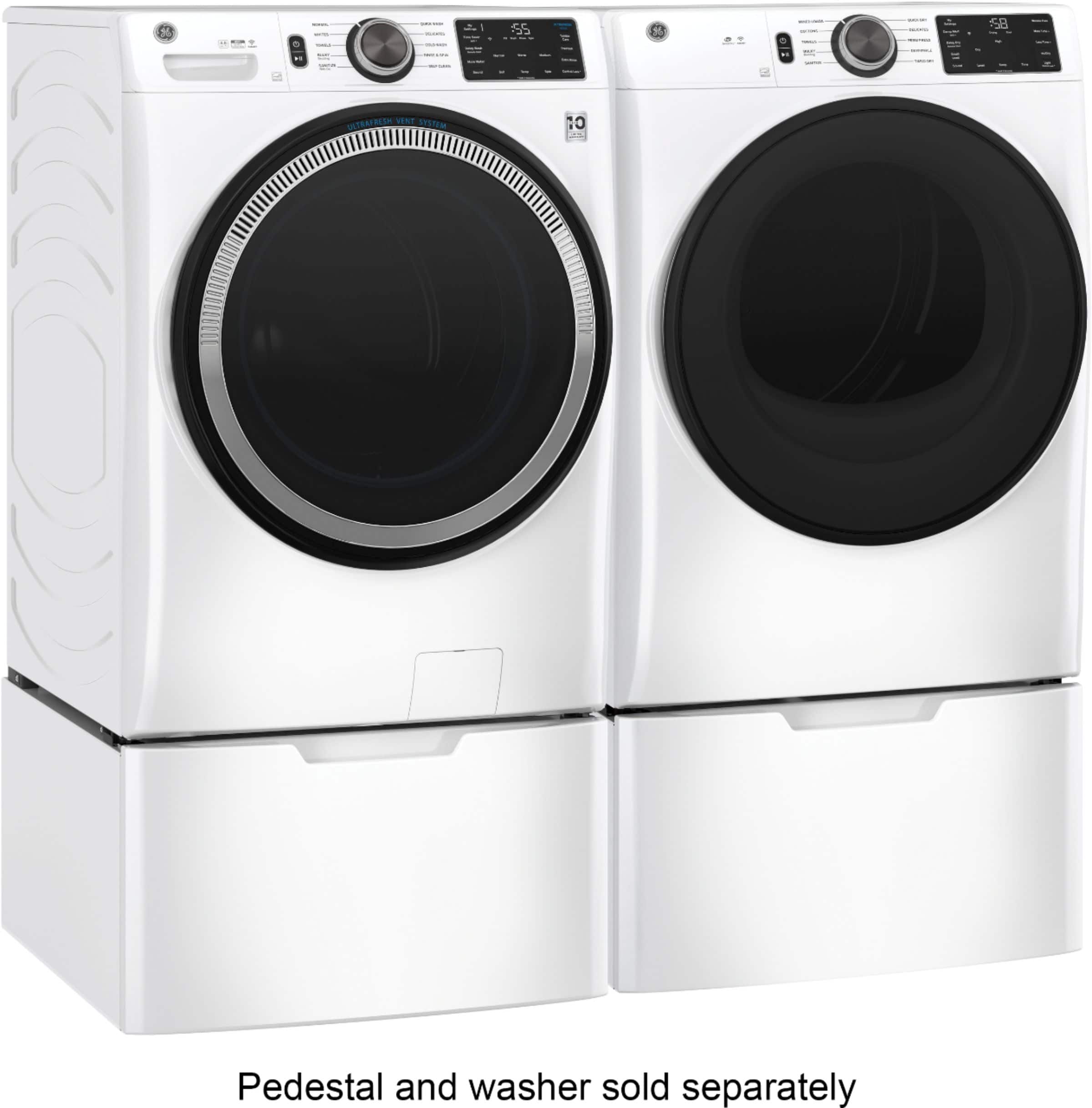 GE GFD55GSSNWW 7.8 Cu. Ft Dryer Smart ENERGY STAR White - Image 7