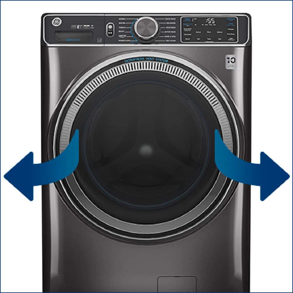 GE GFD55GSSNWW 7.8 Cu. Ft Dryer Smart ENERGY STAR White - Image 10
