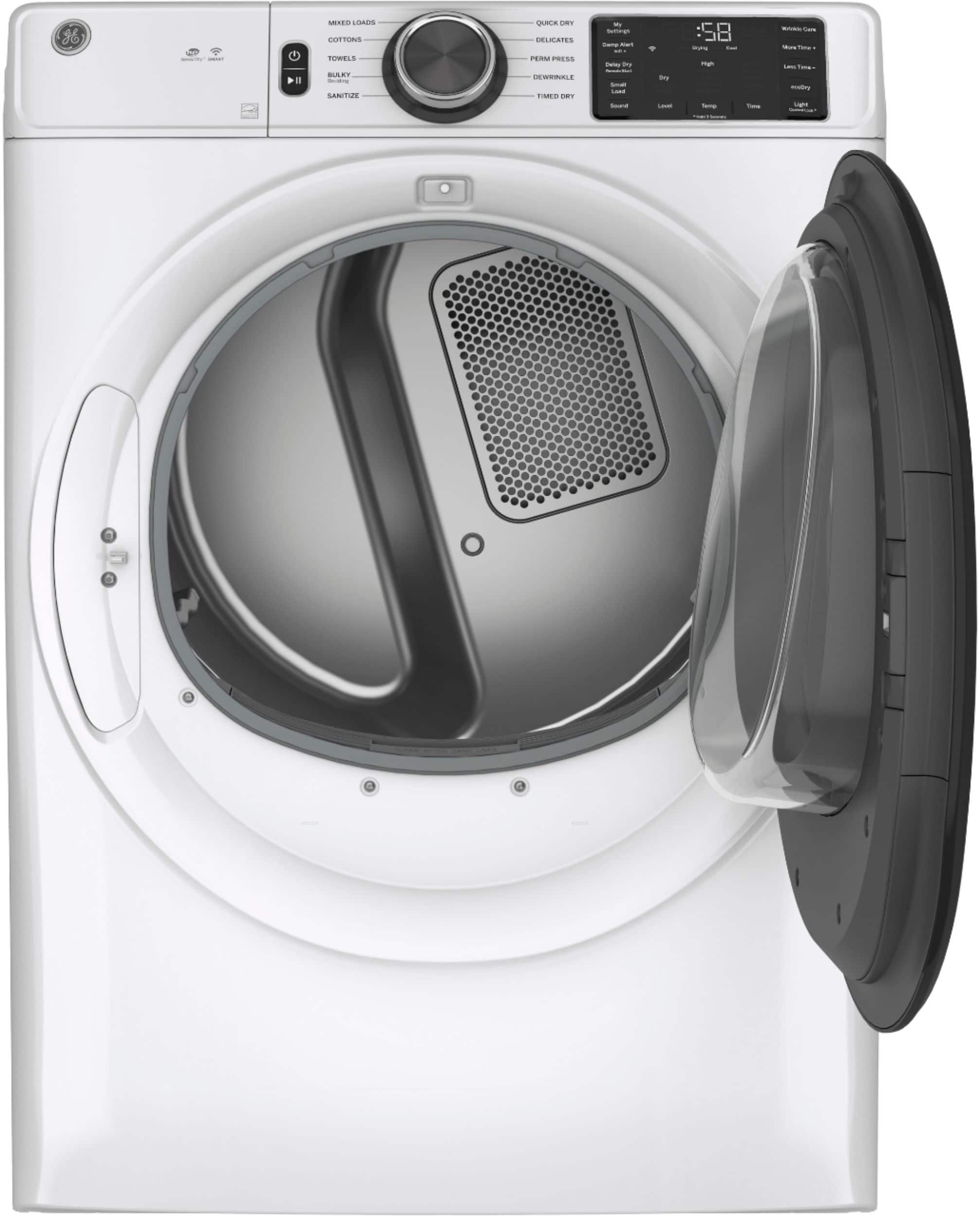 GE GFD55GSSNWW 7.8 Cu. Ft Dryer Smart ENERGY STAR White - Image 3