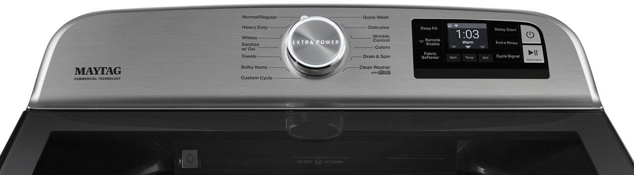 Maytag MVW7230HC 5.2 Cu. Ft Washer Top Load Smart ENERGY STAR Metallic Slate - Image 3