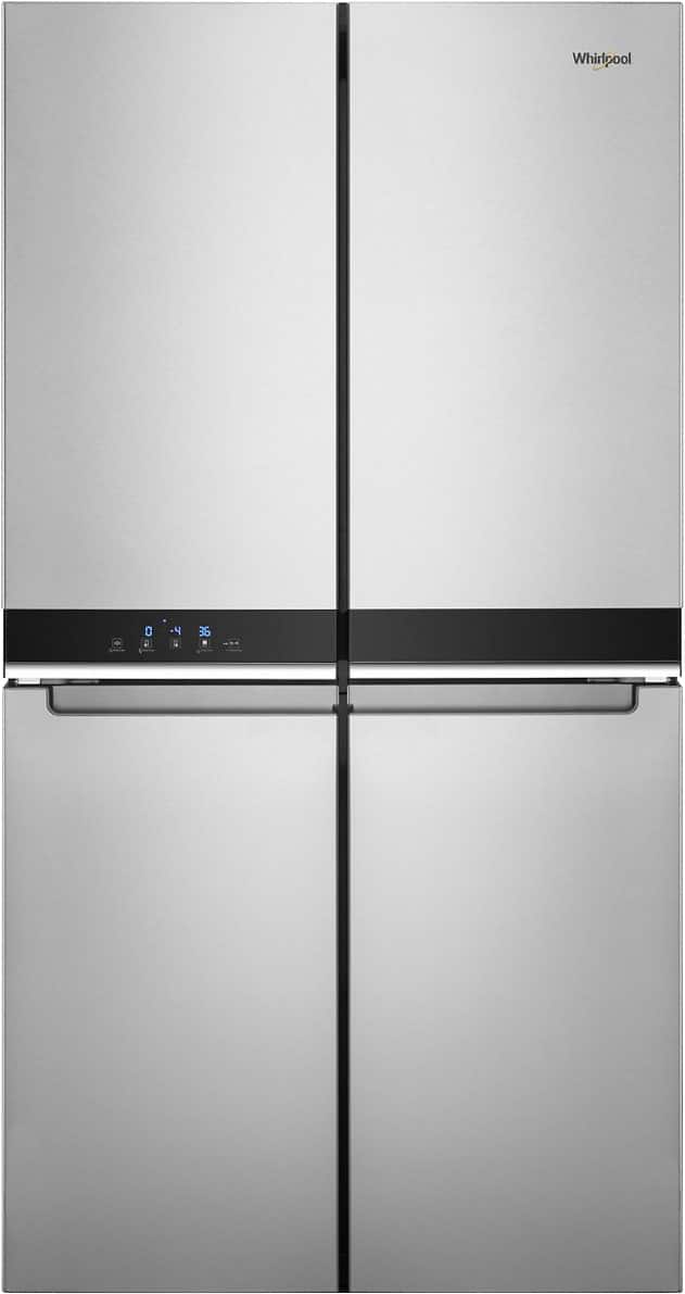 Whirlpool WRQA59CNKZ 19.4 Cu. Ft 4-Door French Door Counter-Depth Refrigerator - Image 1