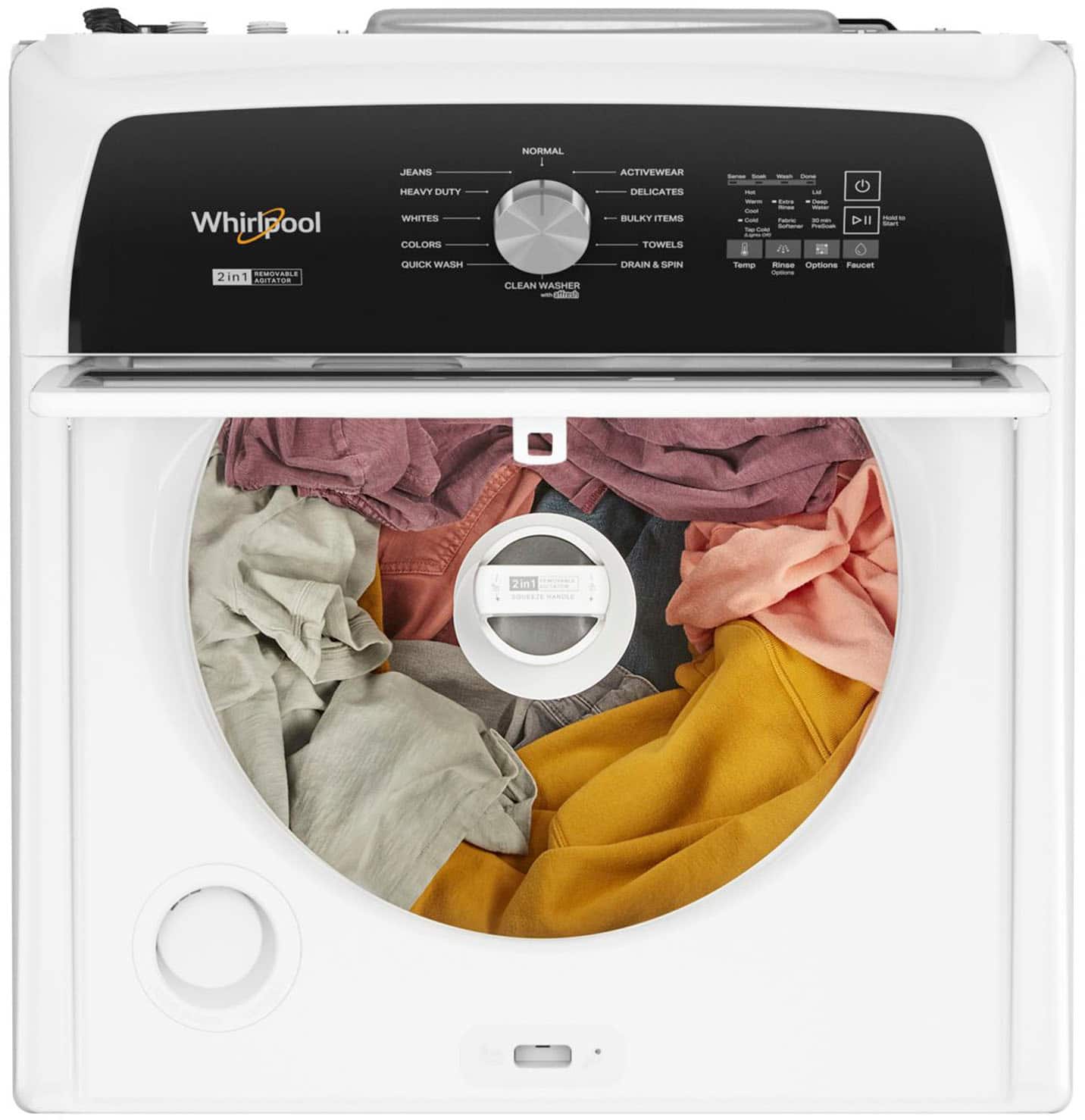 Whirlpool WTW5057LW 4.8 Cu. Ft Washer Top Load ENERGY STAR White - Image 5