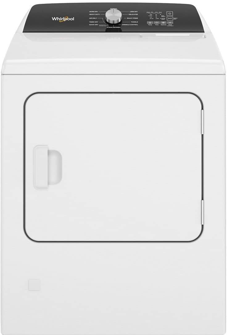 Whirlpool WGD5050LW 7.0 Cu. Ft Dryer Steam ENERGY STAR White - Image 1
