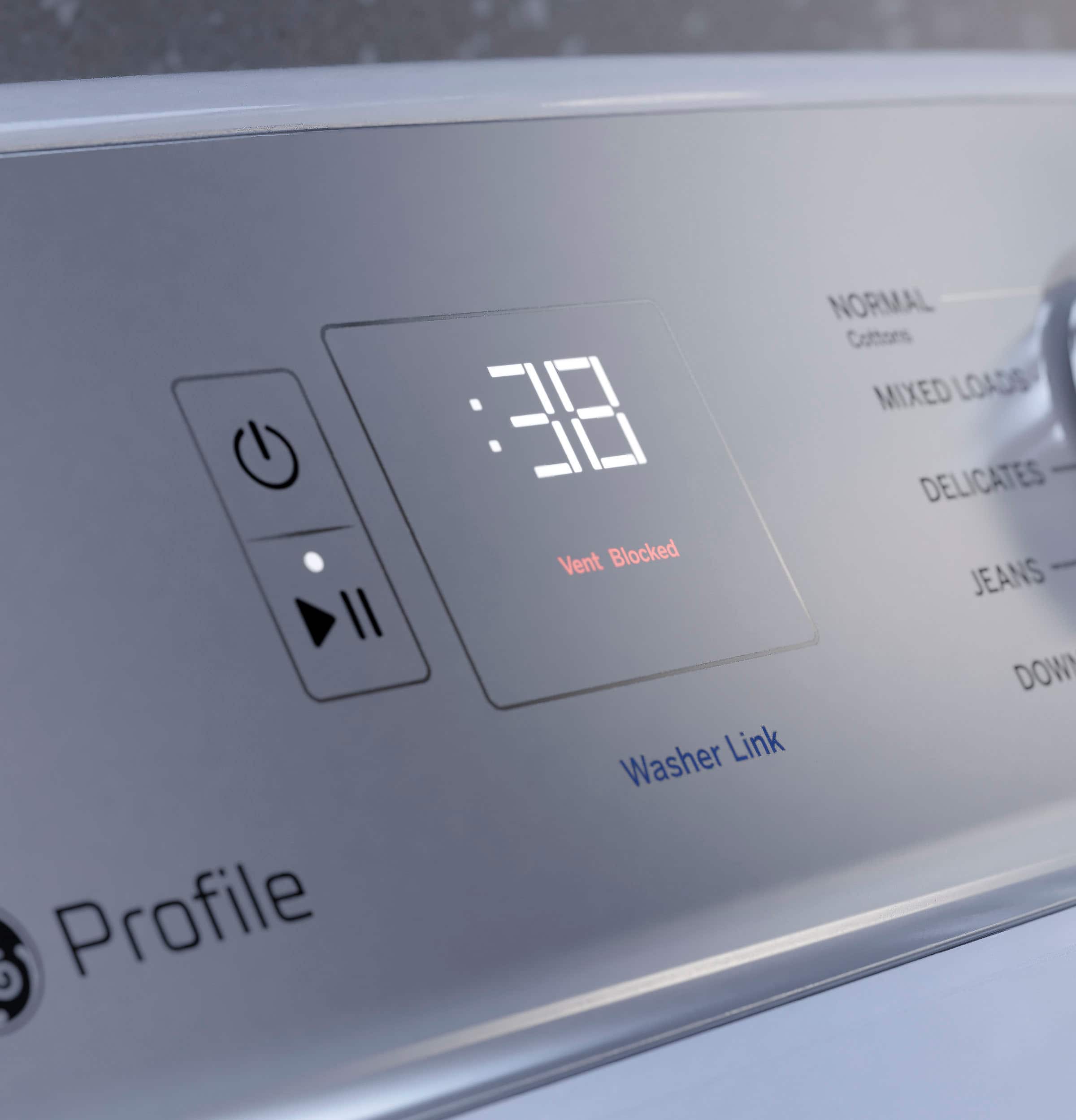 GE Profile PTD60GBSRWS 7.4 Cu. Ft Dryer Smart ENERGY STAR White - Image 11