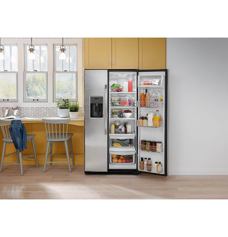 GE GSE25GYPFS 25.3 Cu. Ft SidebySide ENERGY STAR Stainless Steel - Image 5