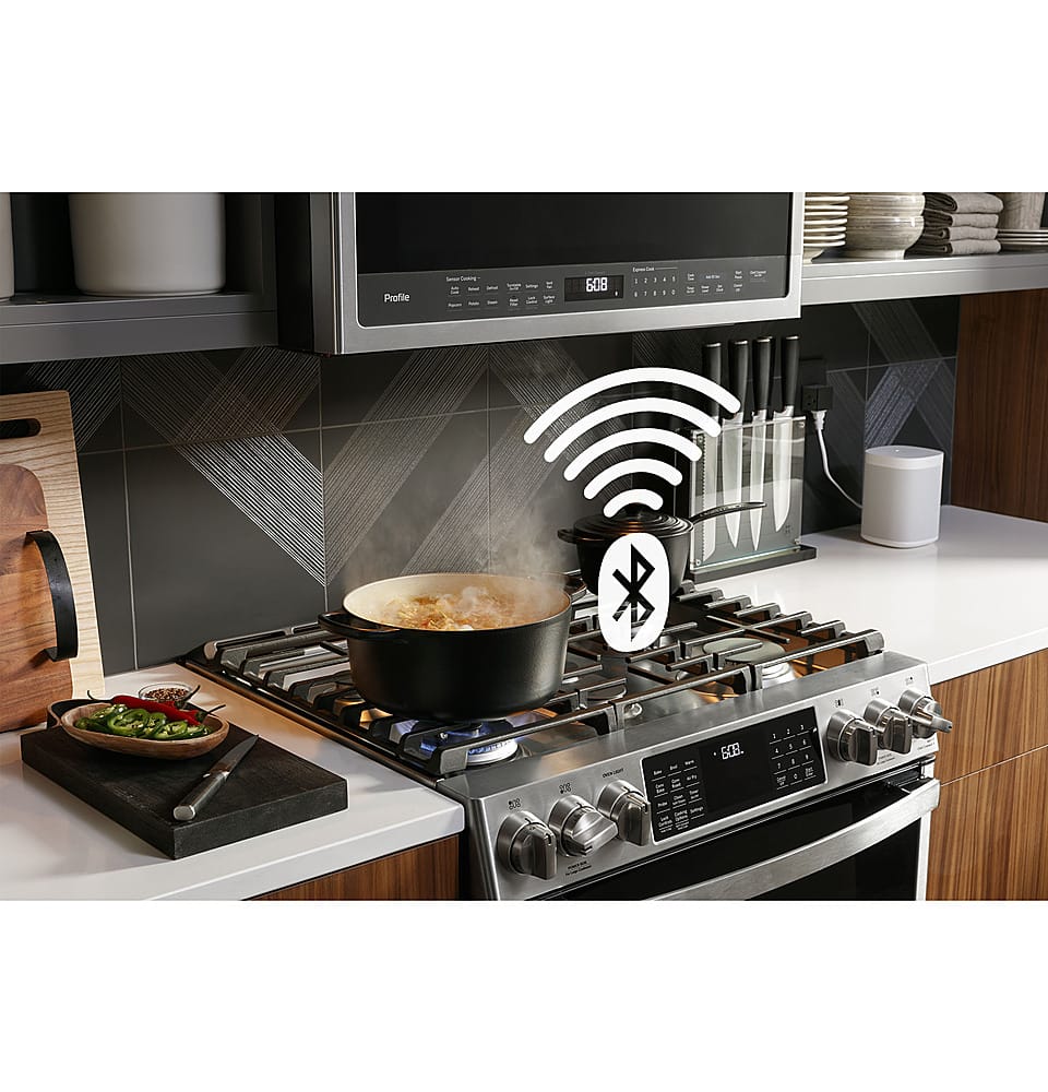 GE Profile PGS930YPFS 5.6 Cu. Ft Range SlideIn BuiltIn Convection - Image 6
